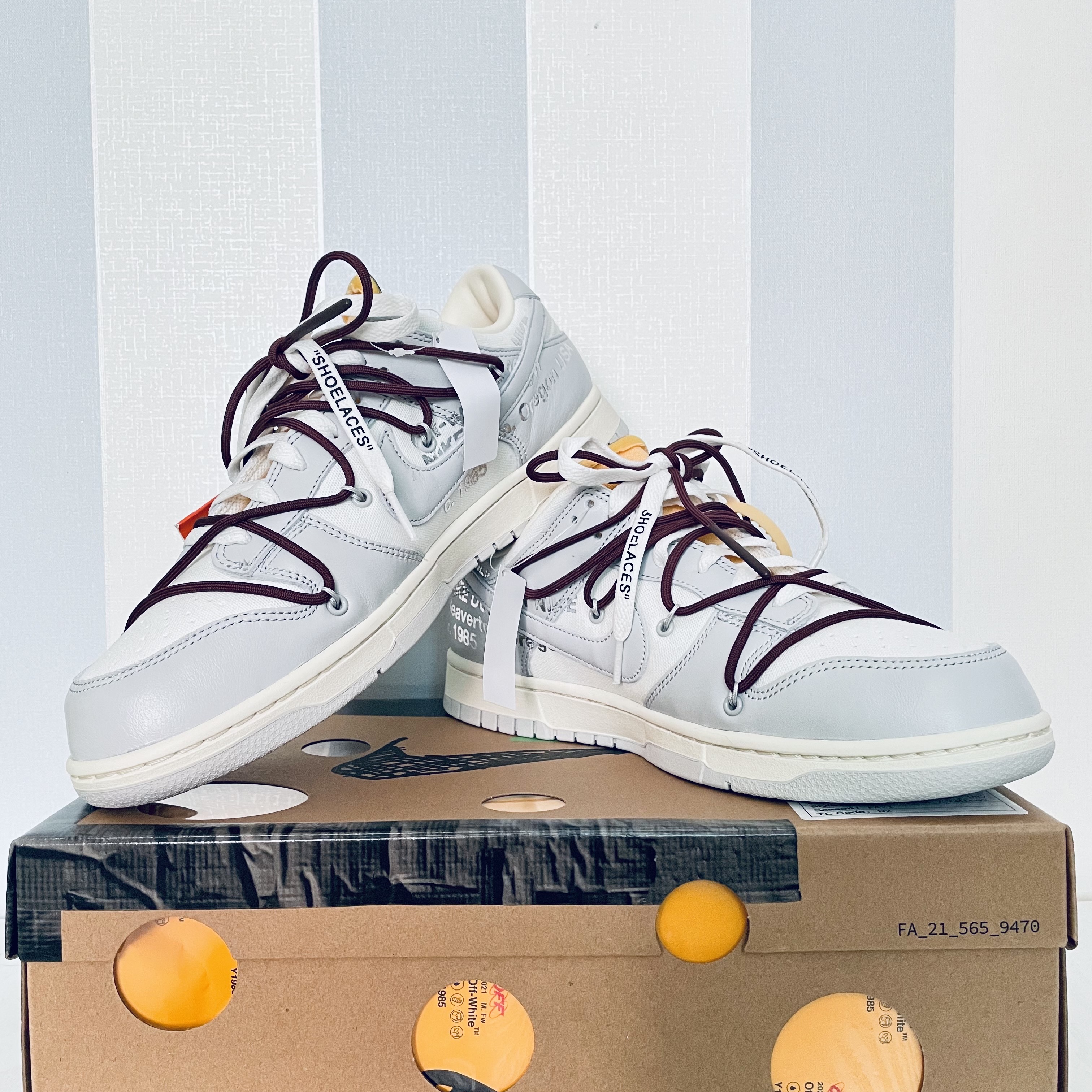 Nike x Off-White Dunk Low The 50 - Lot 46 착용 스타일 - 1
