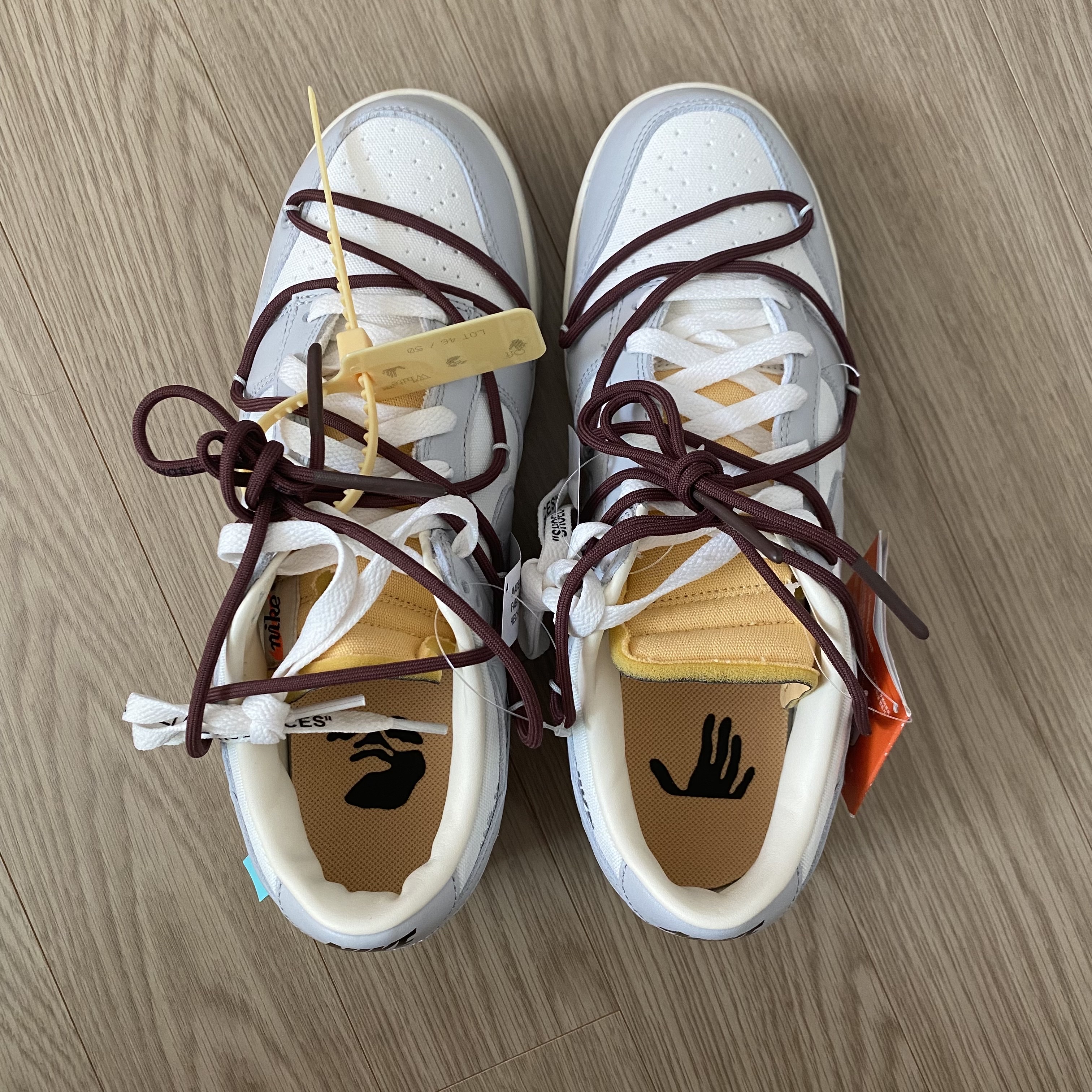 Nike x Off-White Dunk Low The 50 - Lot 46 착용 스타일 - 3
