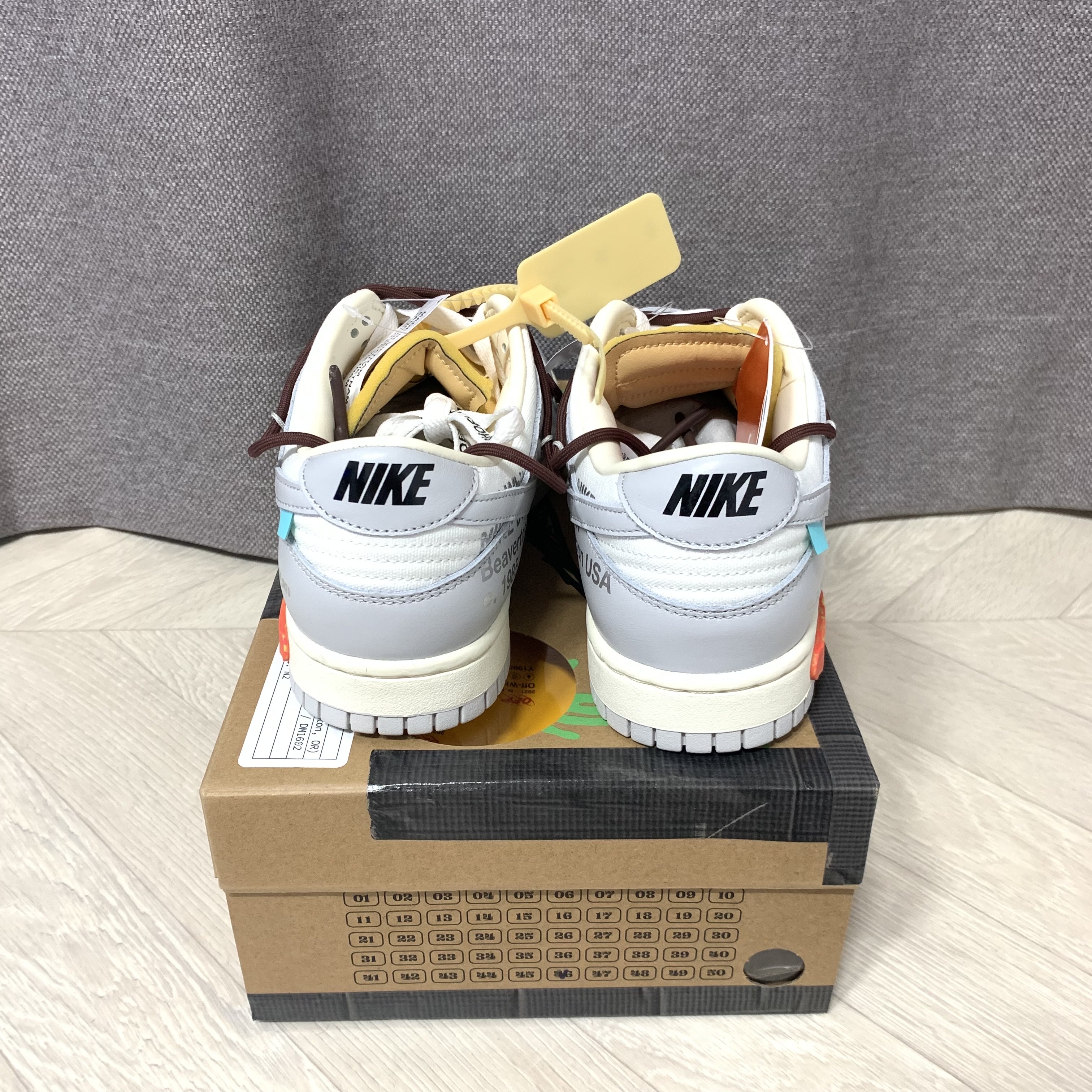 Nike x Off-White Dunk Low The 50 - Lot 46 착용 스타일 - 4