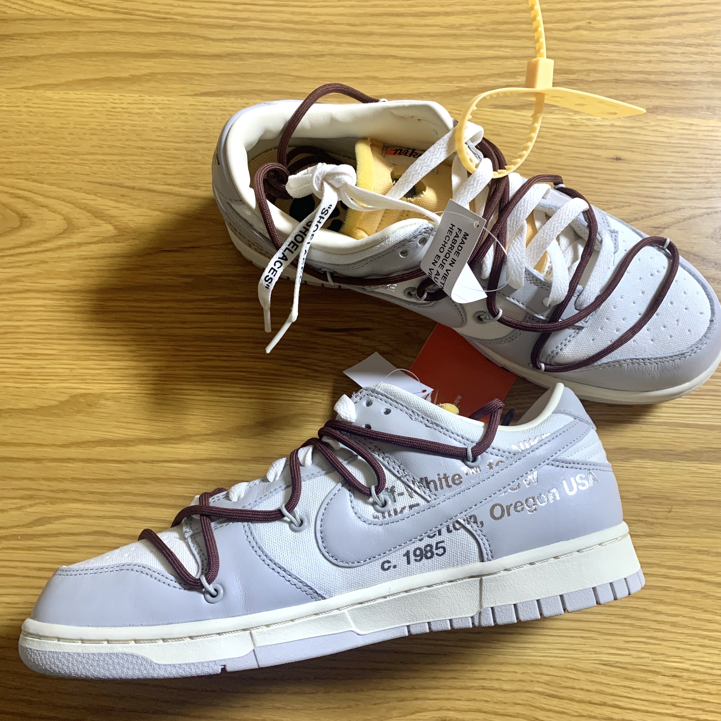 Nike x Off-White Dunk Low The 50 - Lot 46 착용 스타일