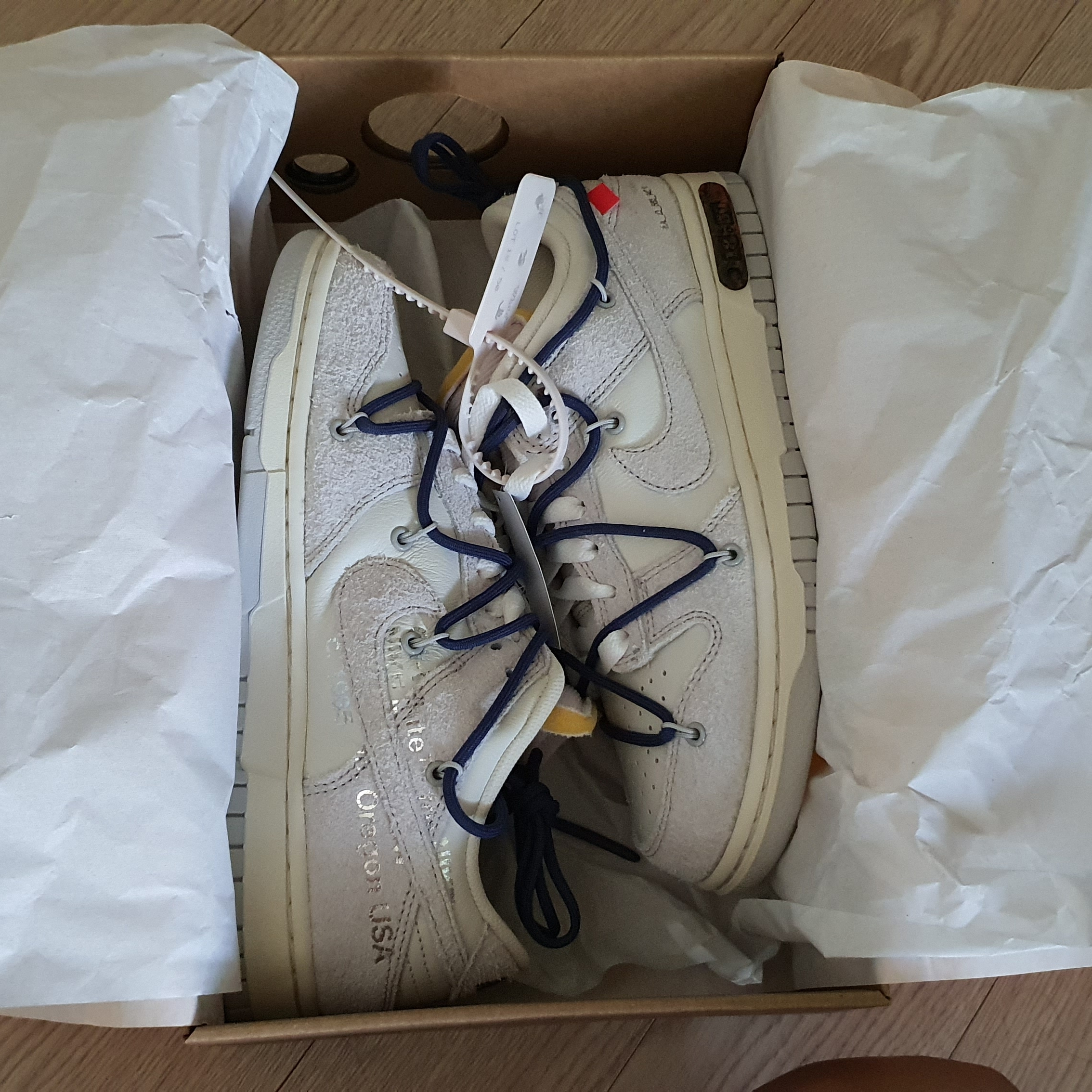 Nike x Off-White Dunk Low The 50 - Lot 18 착용 스타일