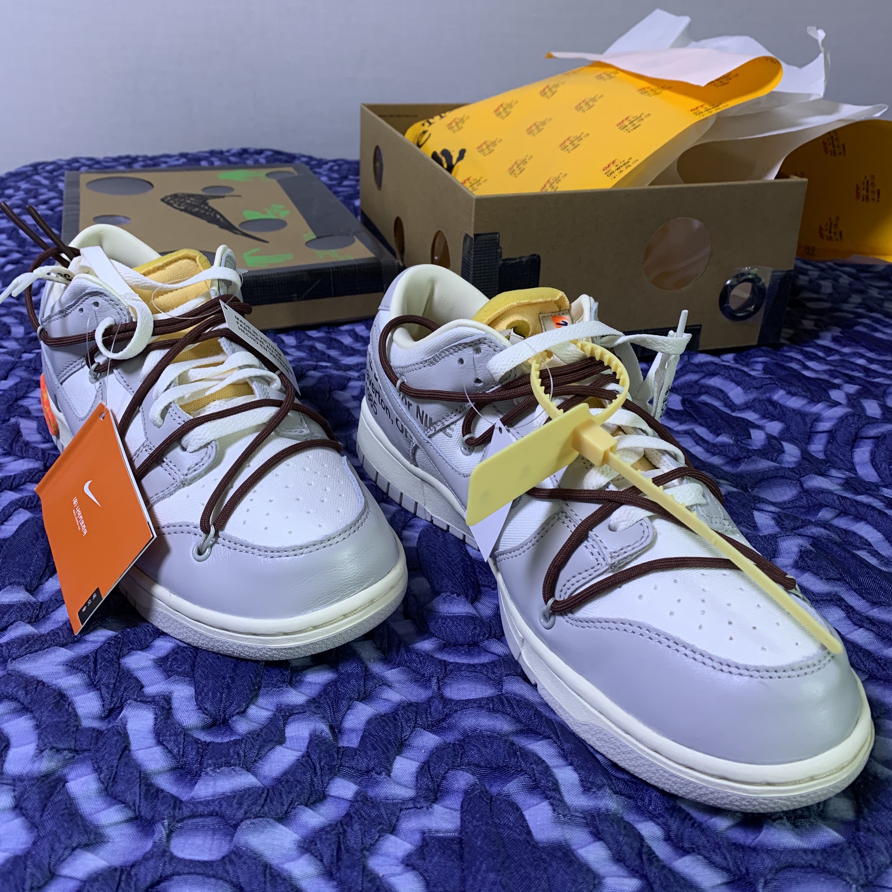 Nike x Off-White Dunk Low The 50 - Lot 46 착용 스타일