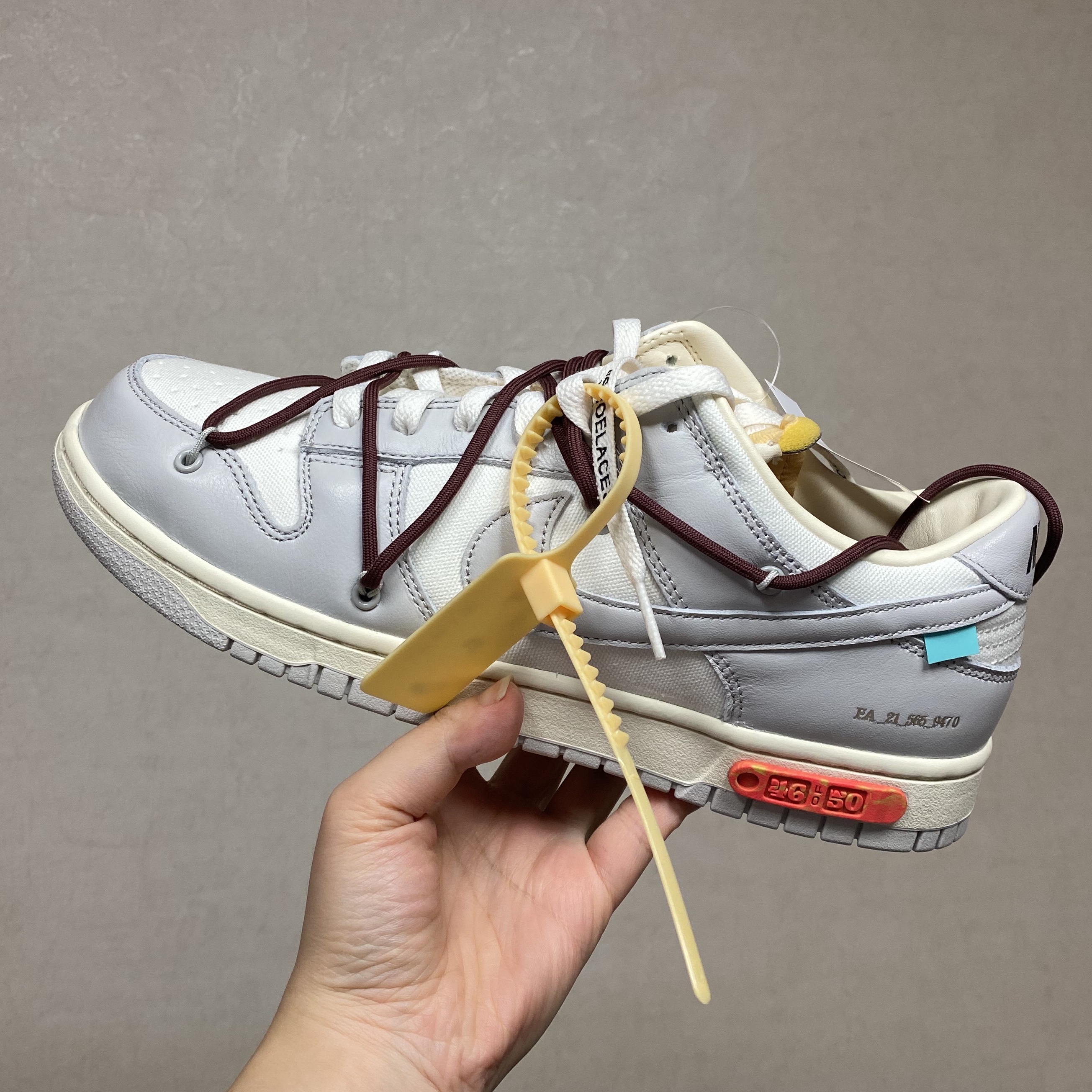 Nike x Off-White Dunk Low The 50 - Lot 46 착용 스타일