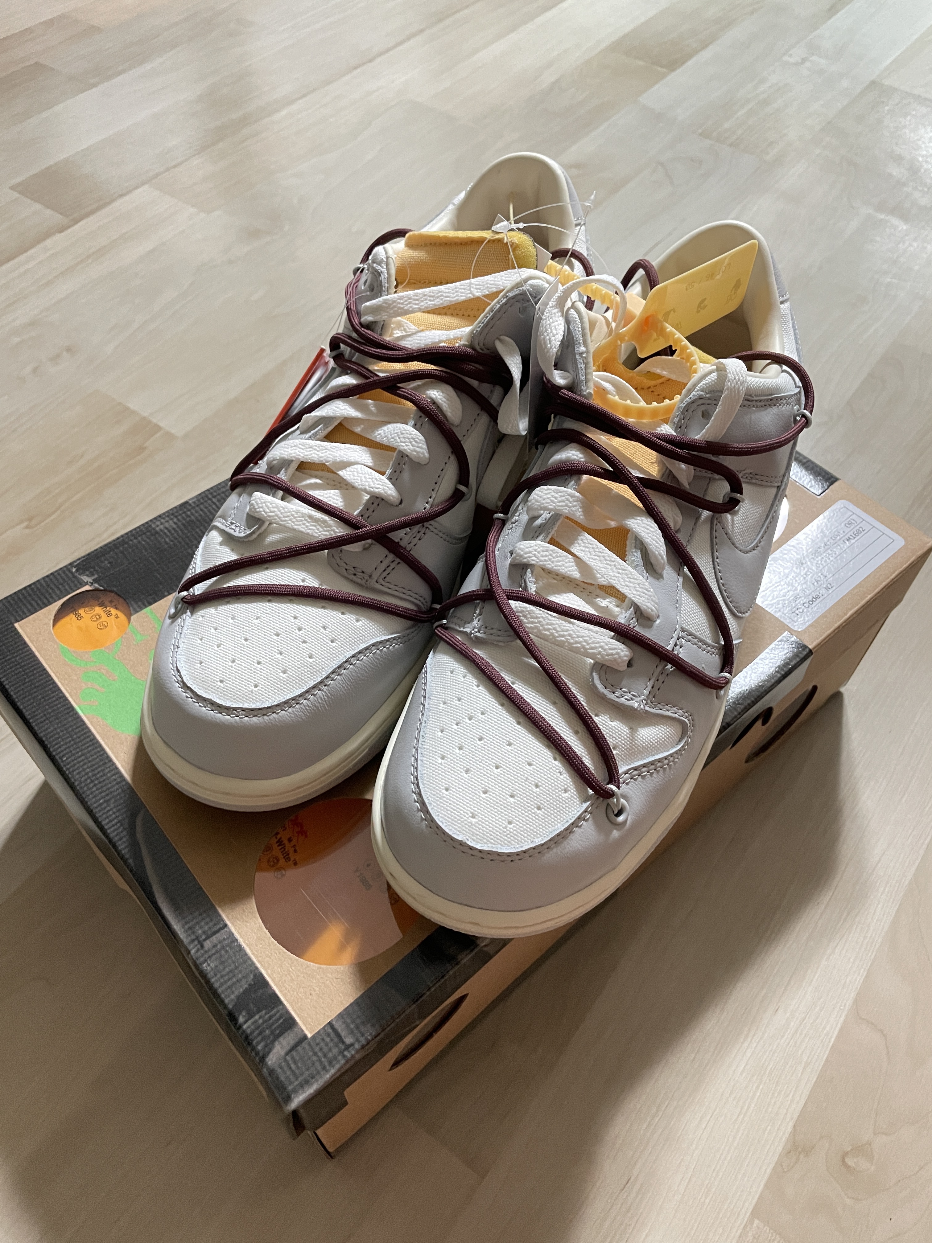Nike x Off-White Dunk Low The 50 - Lot 46 착용 스타일 - 2