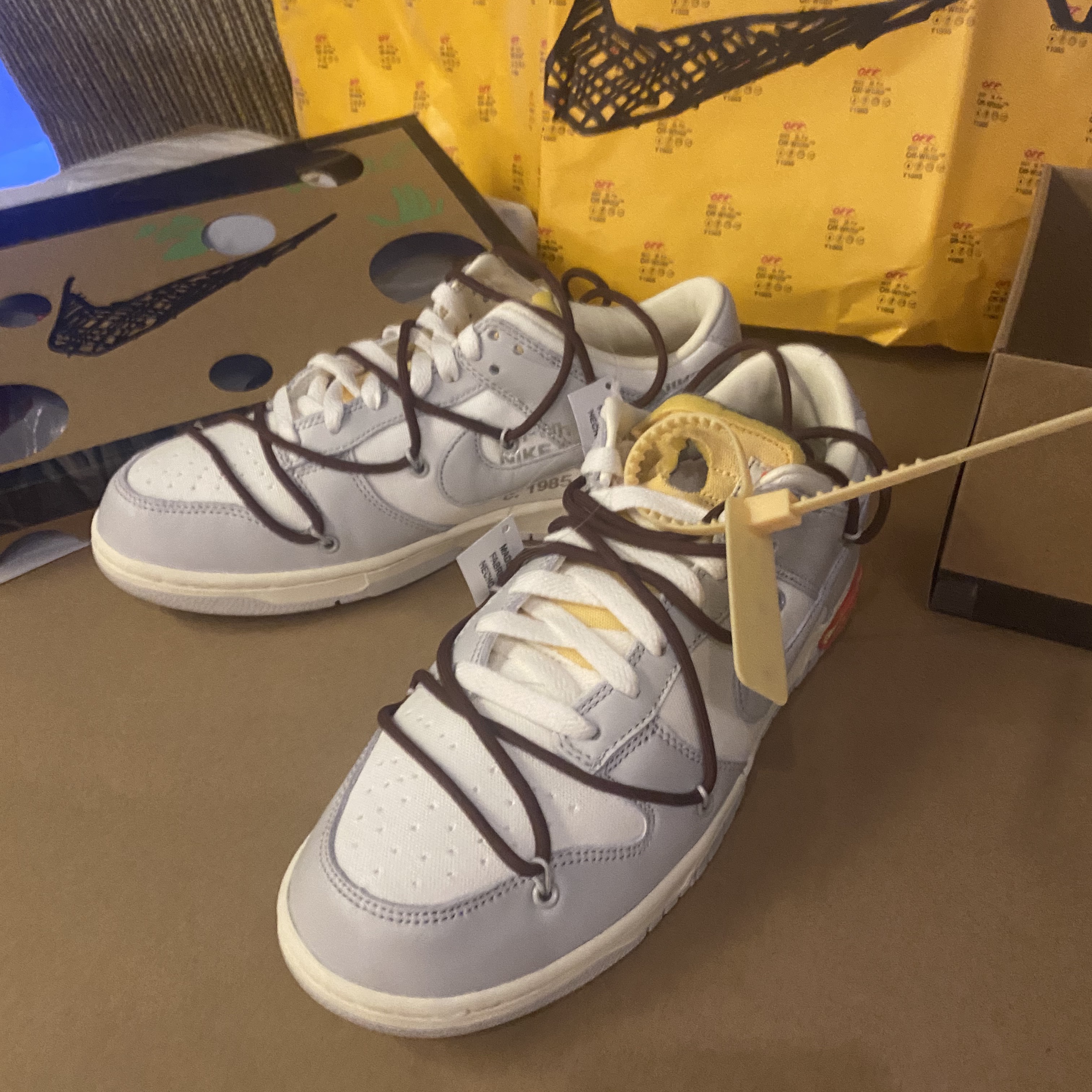 Nike x Off-White Dunk Low The 50 - Lot 46 착용 스타일