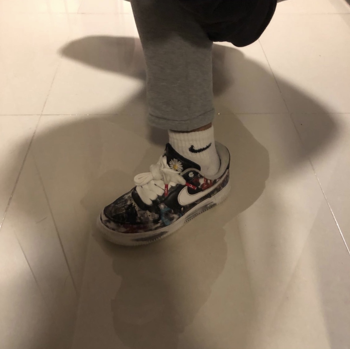 Nike x Peaceminusone Air Force 1 Low Para-Noise 착용 스타일 - 2