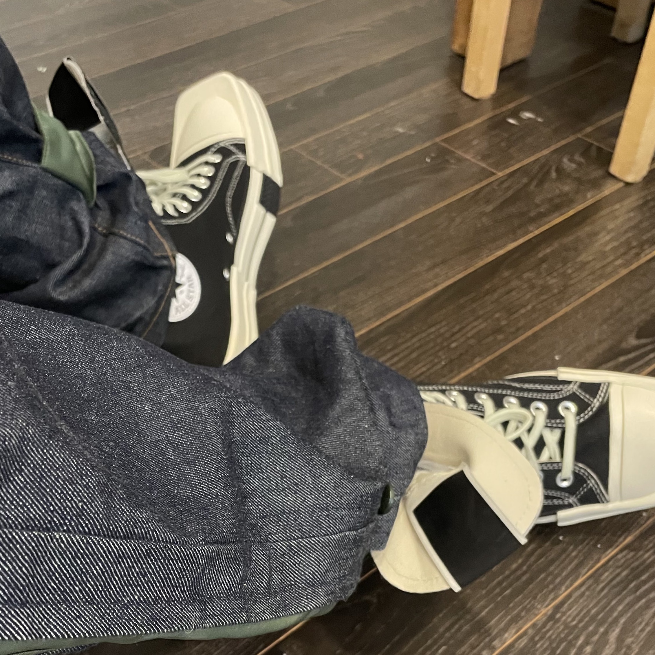 Converse x Drkshdw Turbodrk Chuck 70 Hi Black 착용 스타일 - 2