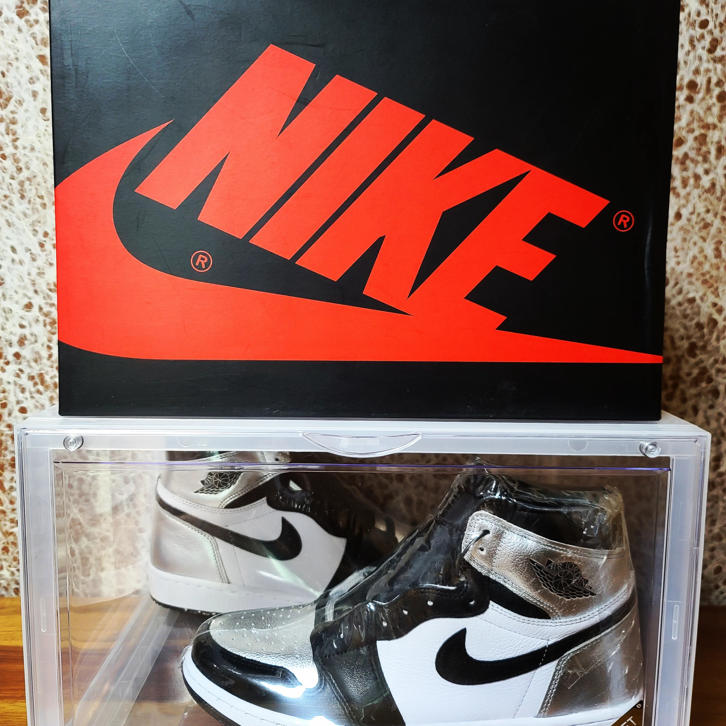 (W) Jordan 1 Retro High OG Silver Toe 착용 스타일