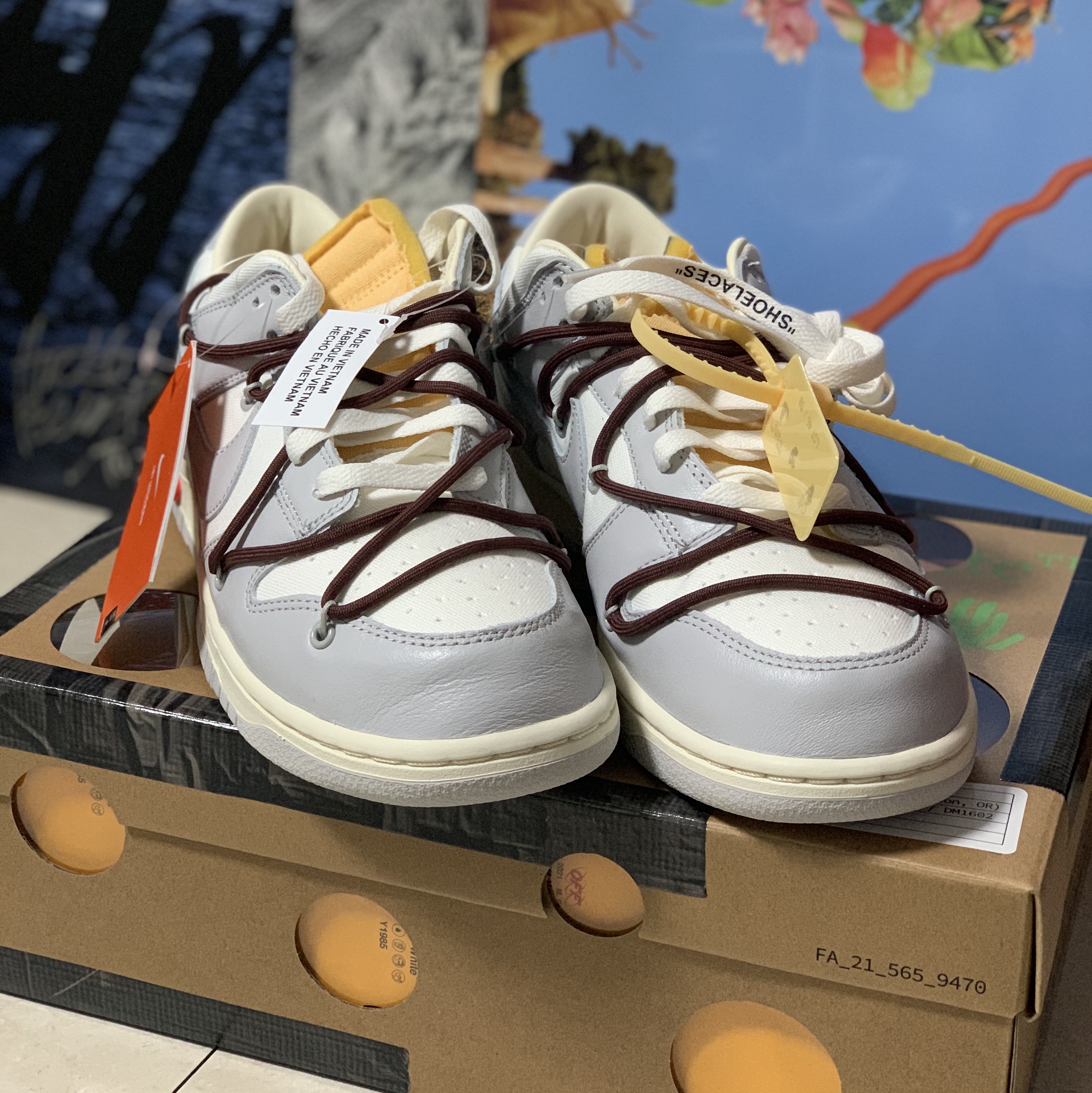 Nike x Off-White Dunk Low The 50 - Lot 46 착용 스타일