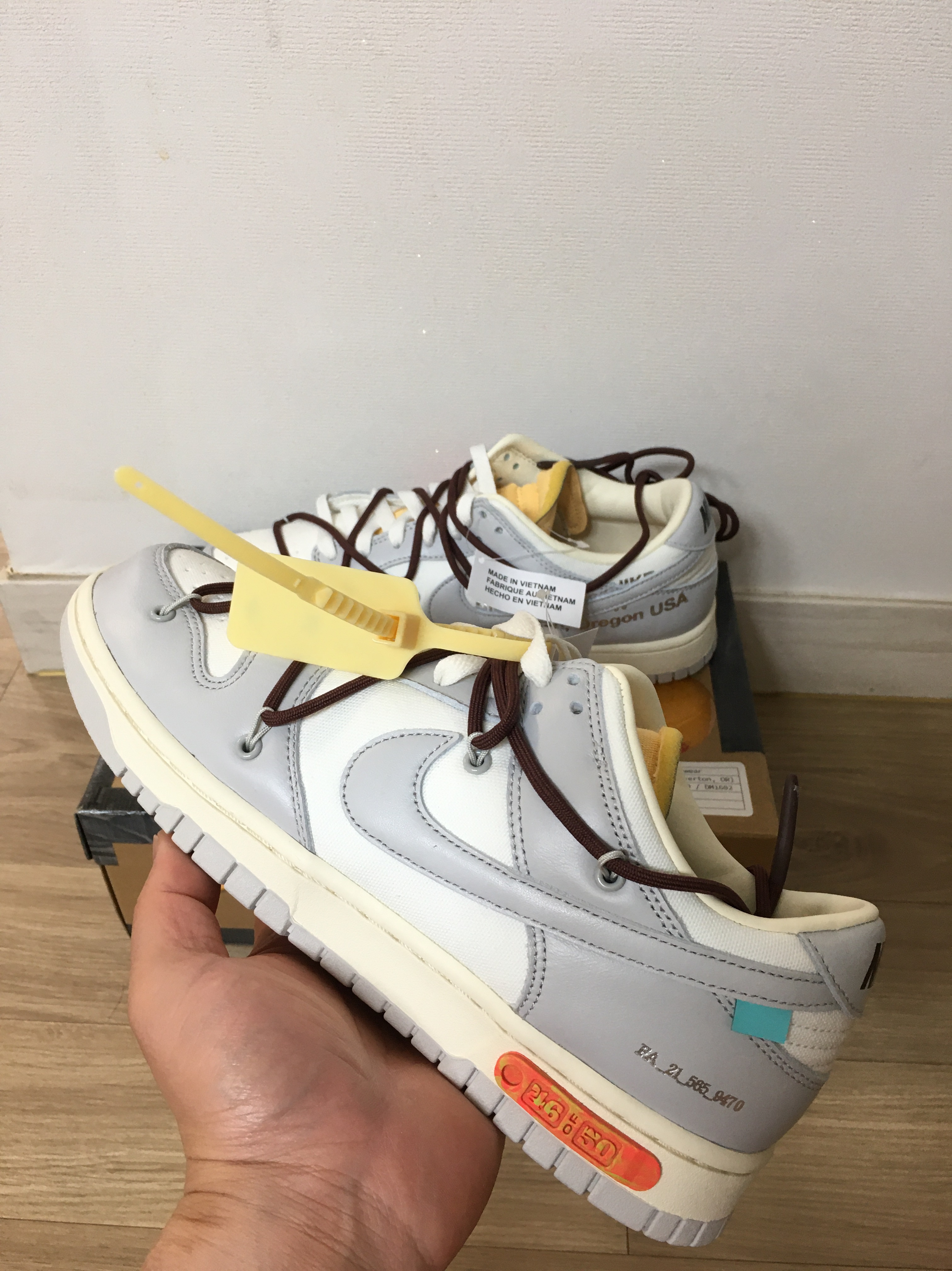 Nike x Off-White Dunk Low The 50 - Lot 46 착용 스타일 - 2