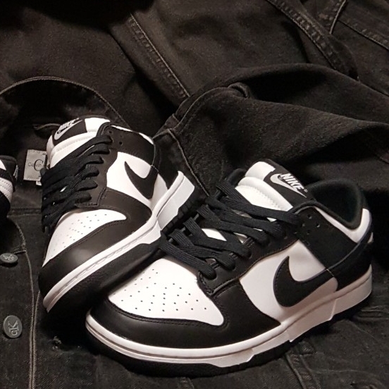 (W) Nike Dunk Low Black, (GS) Nike Dunk Low Black 착용 스타일 - 4