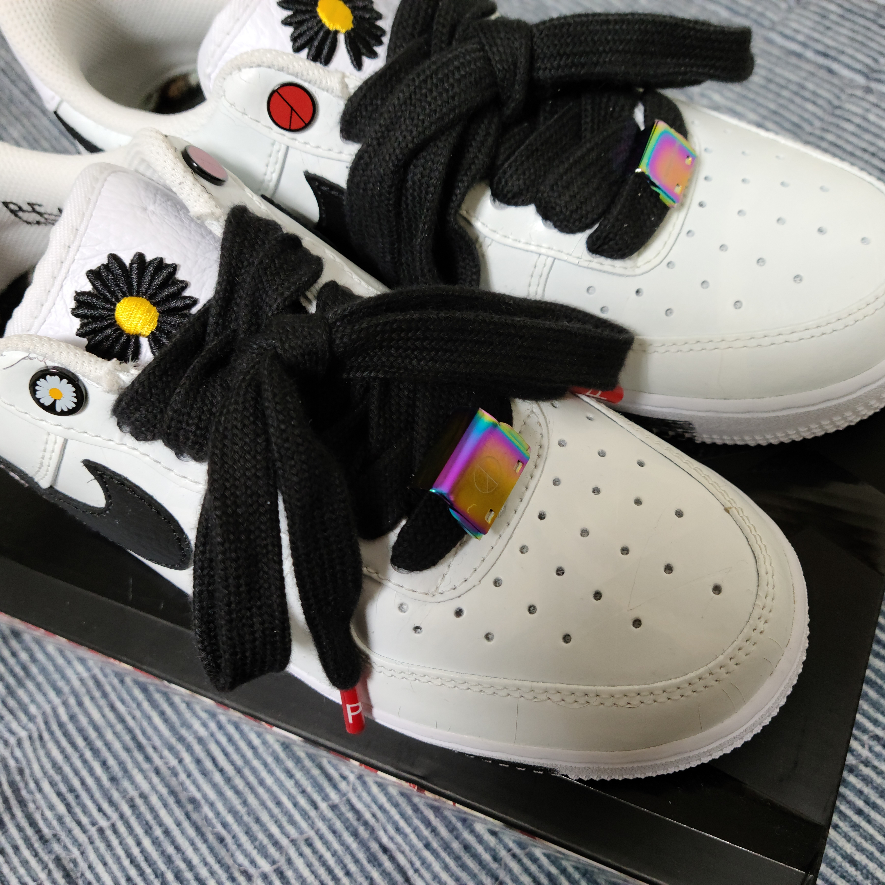 Nike x Peaceminusone Air Force 1 Low Para-Noise 2.0 착용 스타일 - 1