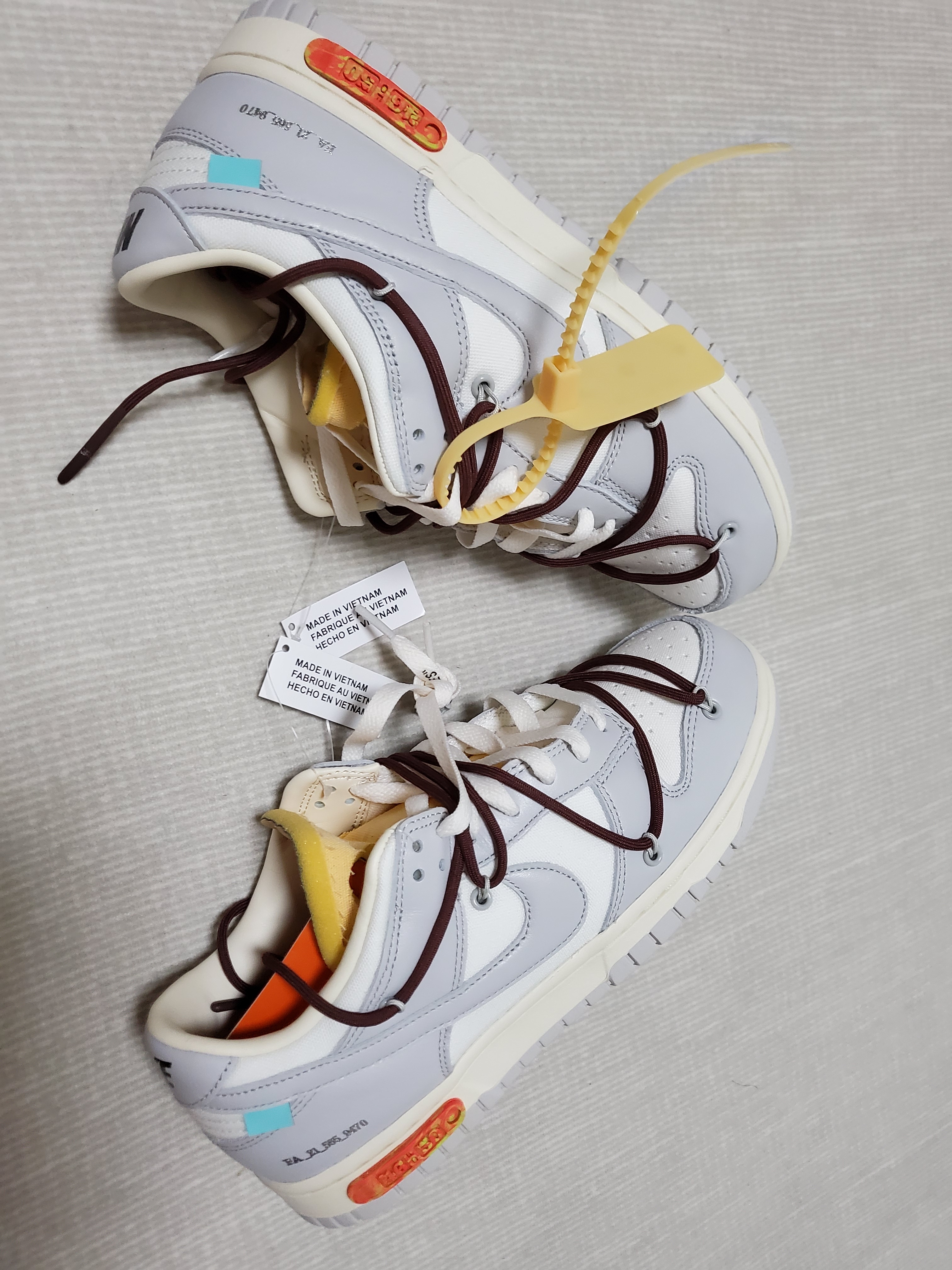Nike x Off-White Dunk Low The 50 - Lot 46 착용 스타일