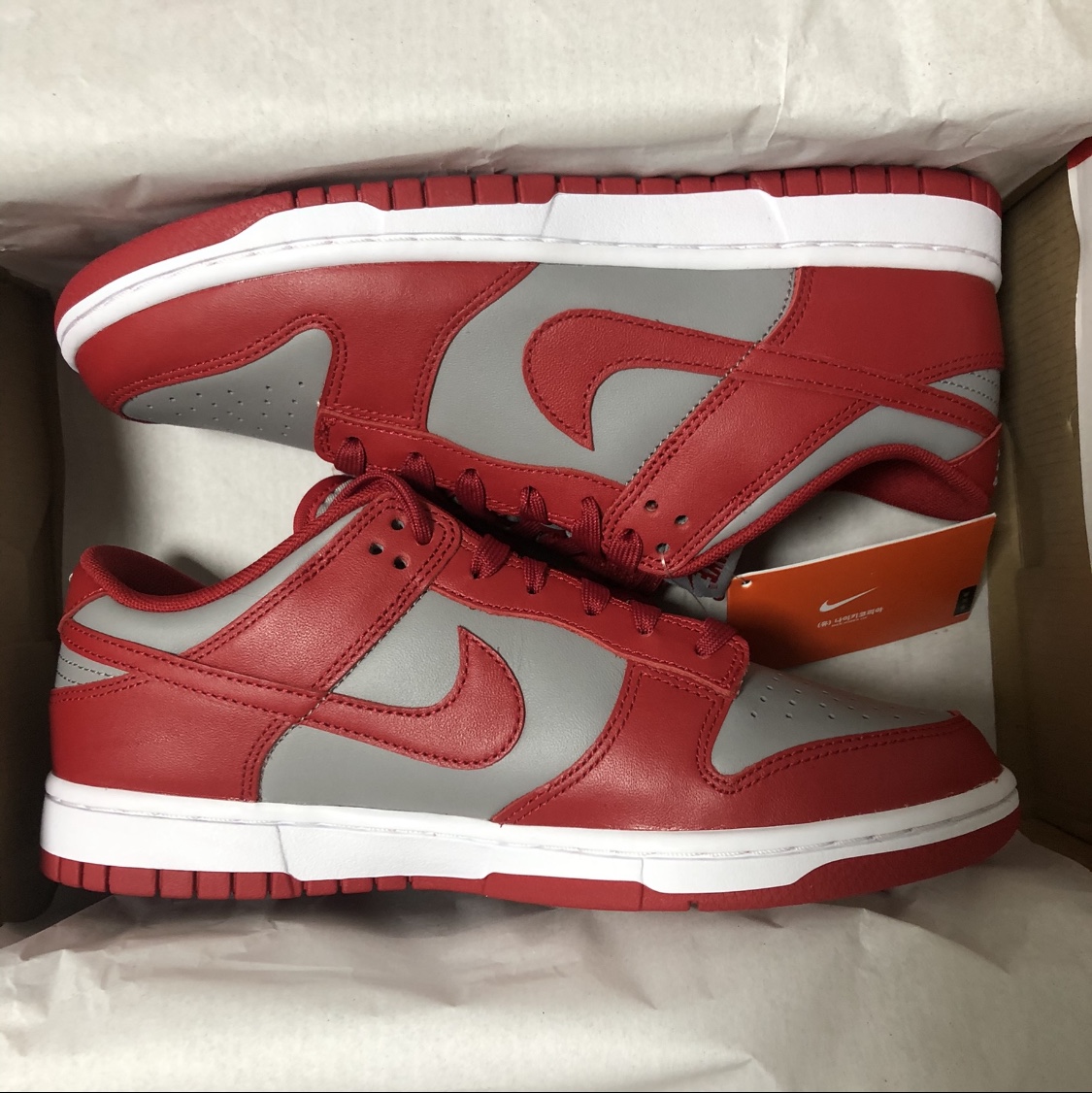 Nike Dunk Low Retro Medium Grey 착용 스타일 - 3