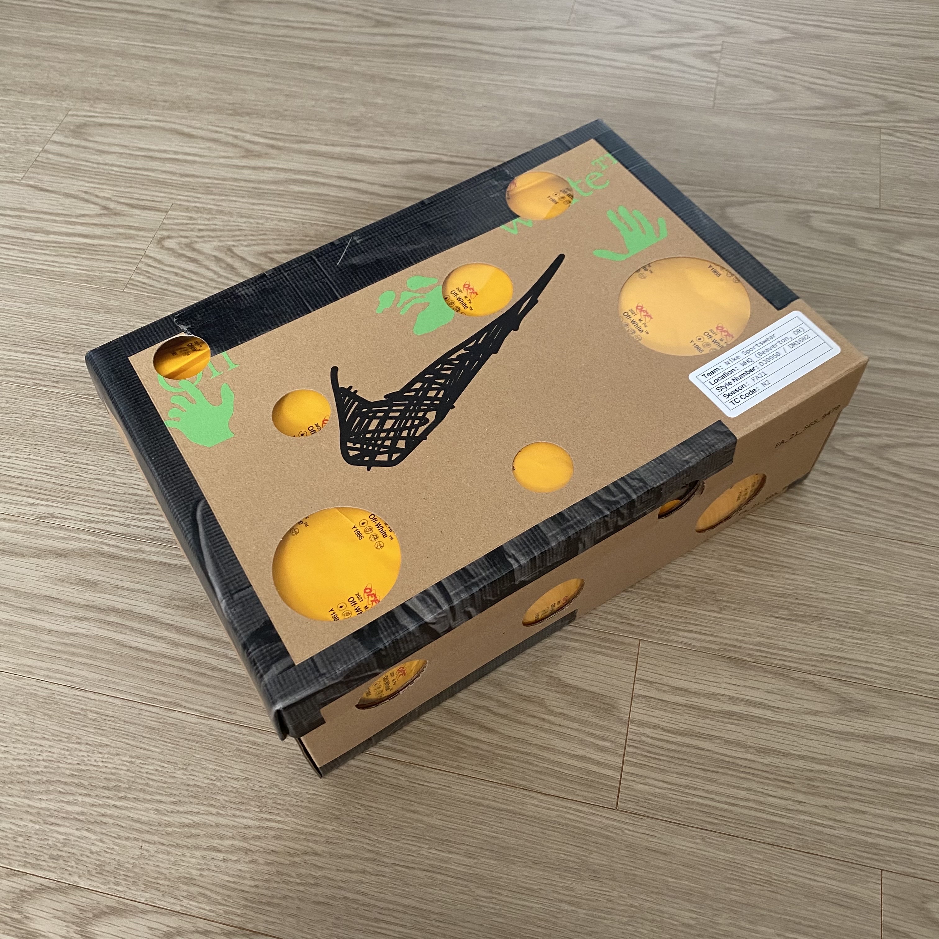 Nike x Off-White Dunk Low The 50 - Lot 46 착용 스타일 - 4