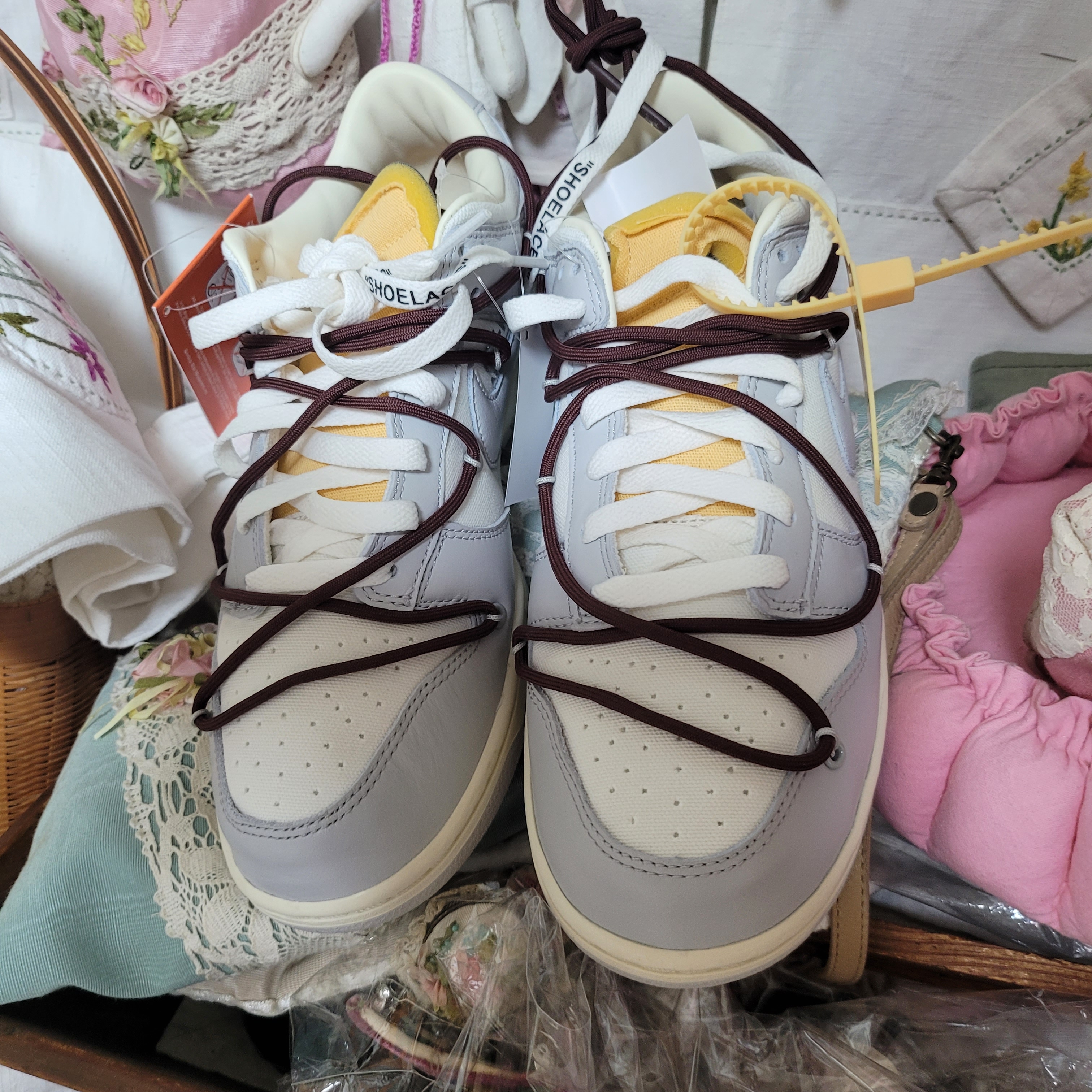 Nike x Off-White Dunk Low The 50 - Lot 46 착용 스타일 - 3