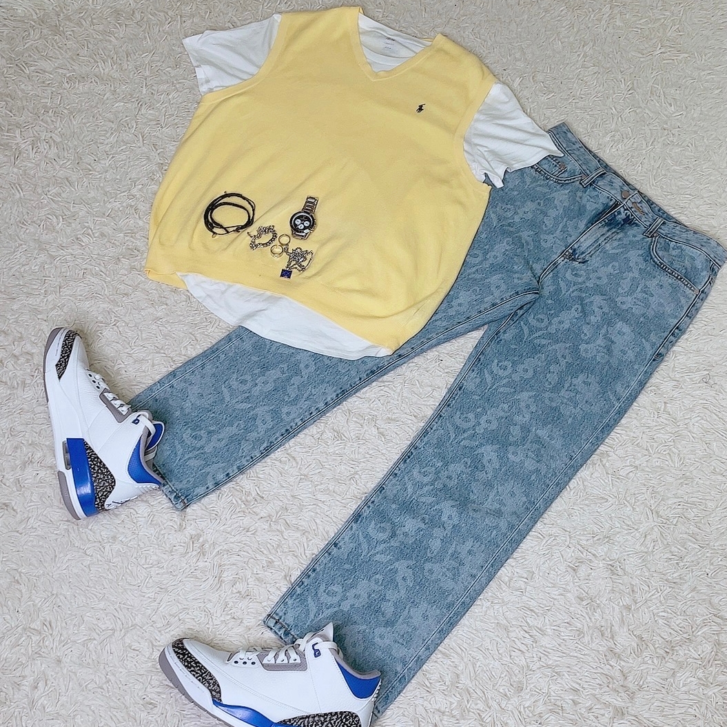 Jordan 3 Retro Racer Blue 착용 스타일 - 2