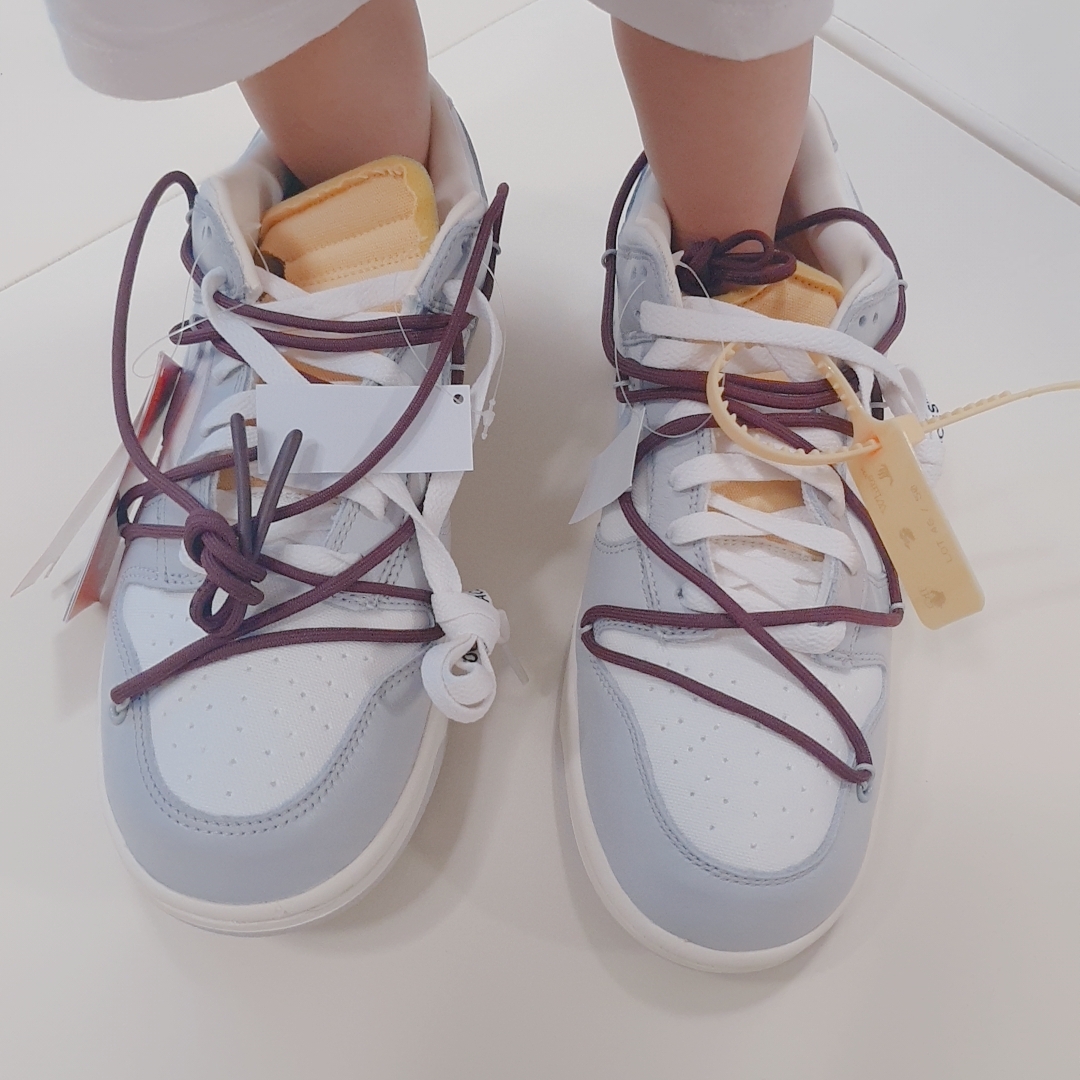 Nike x Off-White Dunk Low The 50 - Lot 46 착용 스타일 - 2
