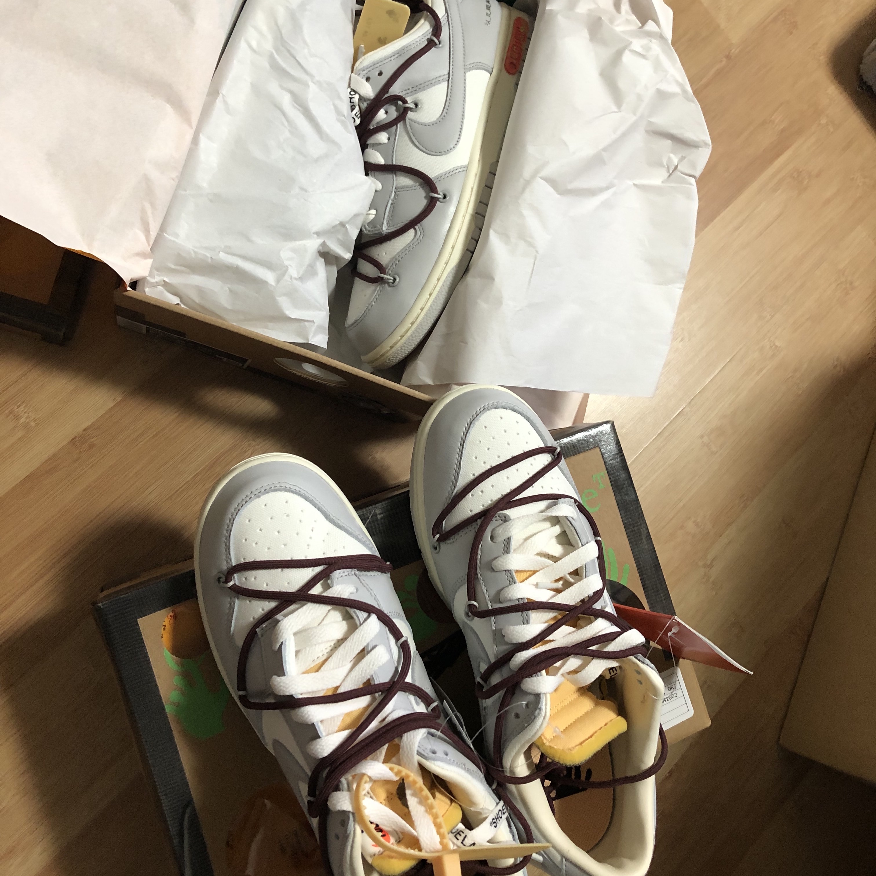 Nike x Off-White Dunk Low The 50 - Lot 46 착용 스타일