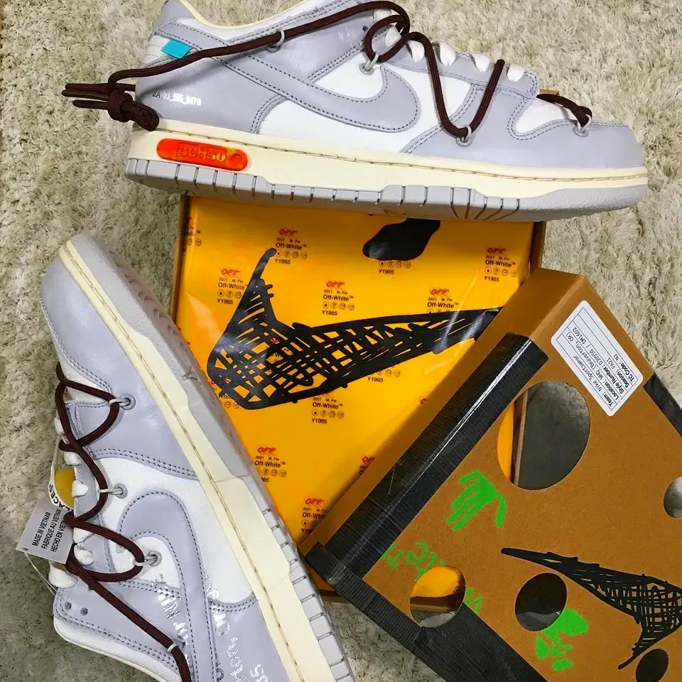 Nike x Off-White Dunk Low The 50 - Lot 46 착용 스타일
