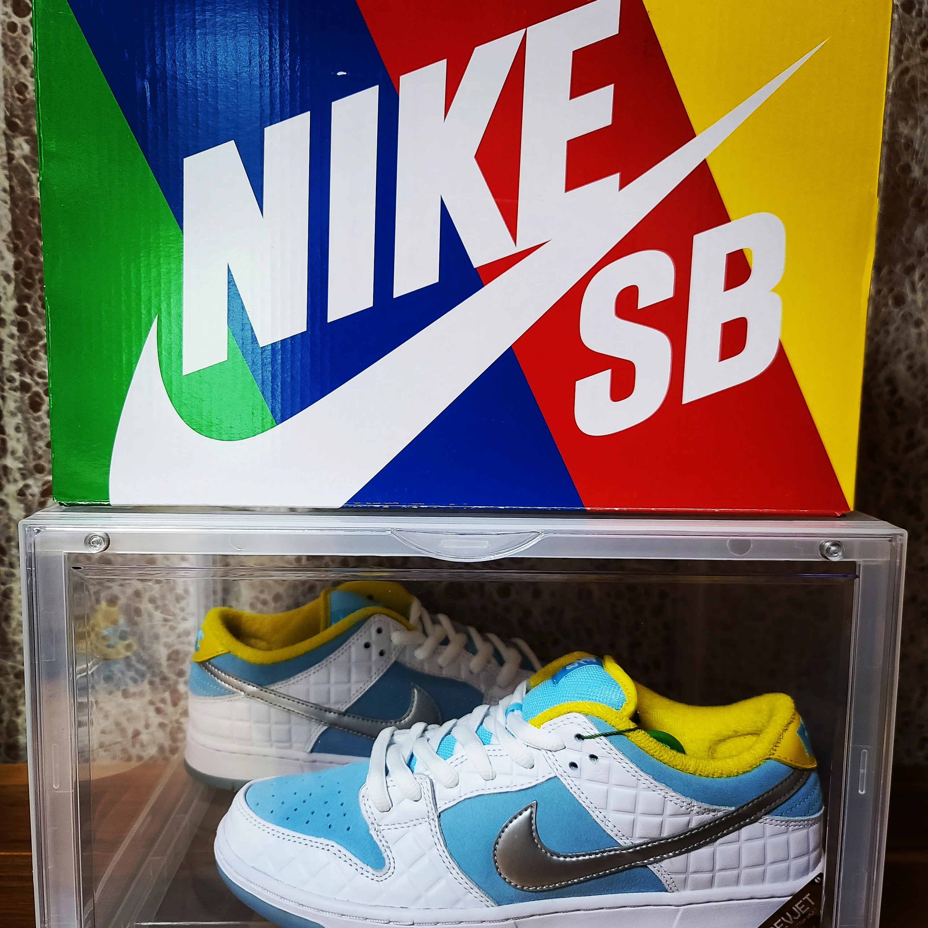 Nike x FTC SB Dunk Low Pro QS Lagoon Pulse 착용 스타일