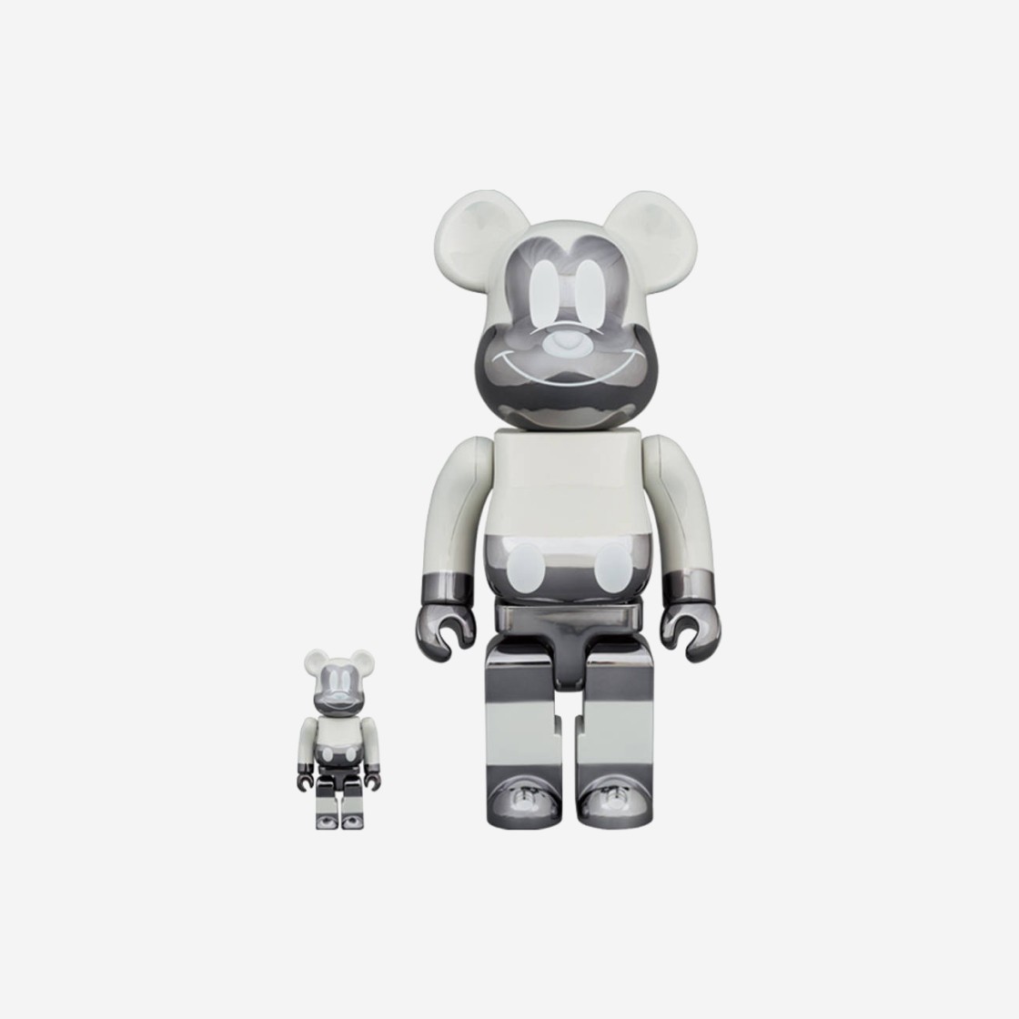 Bearbrick x Fragment Mickey Mouse 100% & 400% Set Reverse 상세 이미지 1