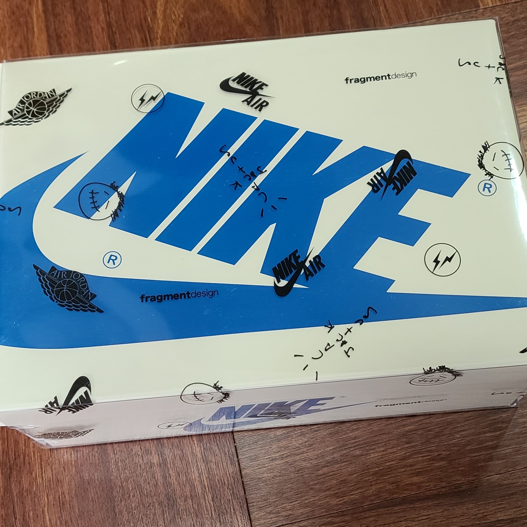 Jordan 1 x Travis Scott x Fragment Retro Low OG SP Military Blue 착용 스타일 - 2