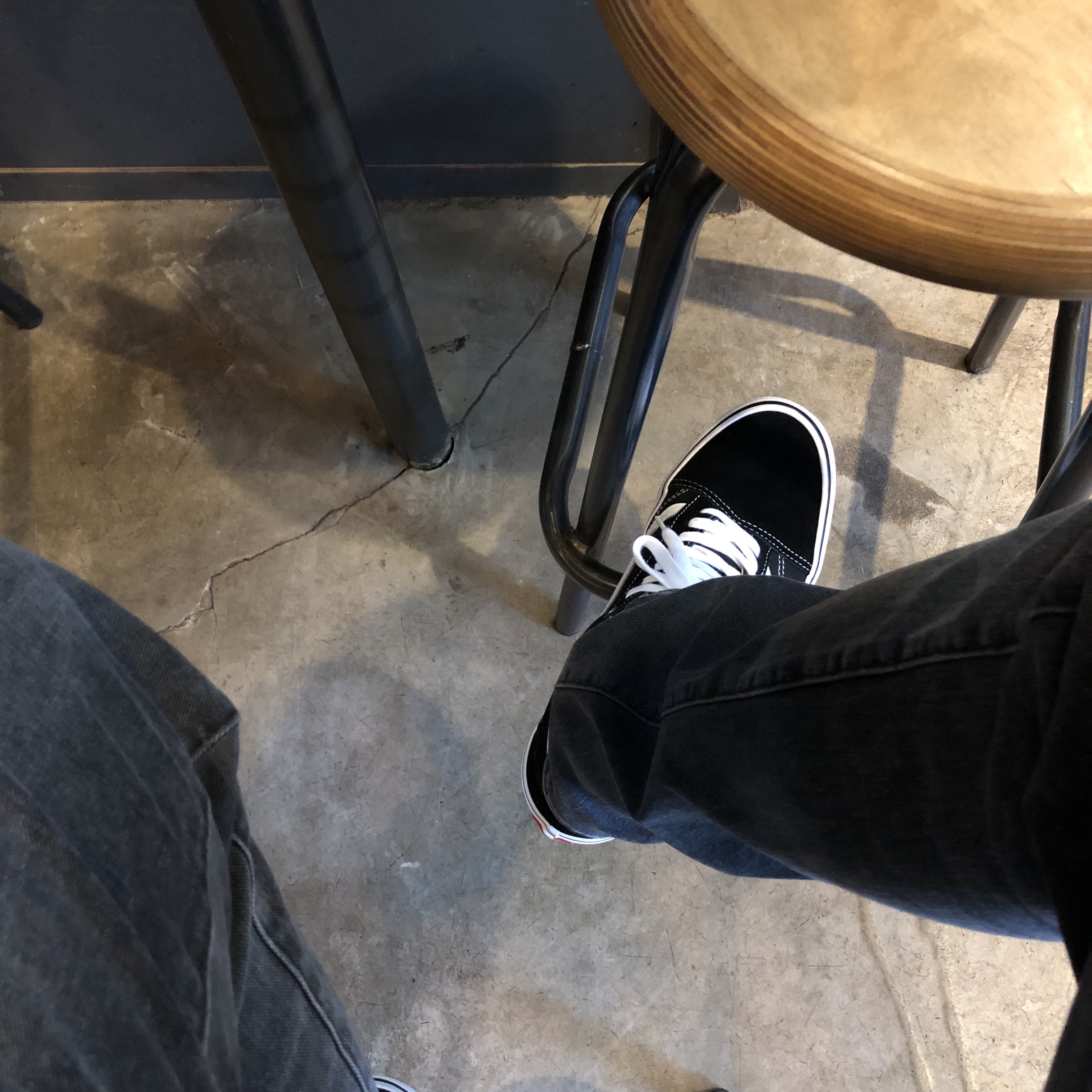 Vans Old Skool 36 DX Anaheim Factory Black White 착용 스타일