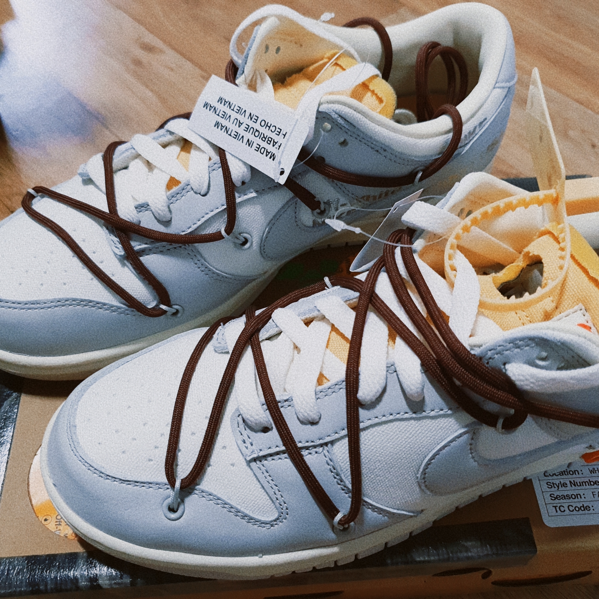 Nike x Off-White Dunk Low The 50 - Lot 46 착용 스타일 - 3