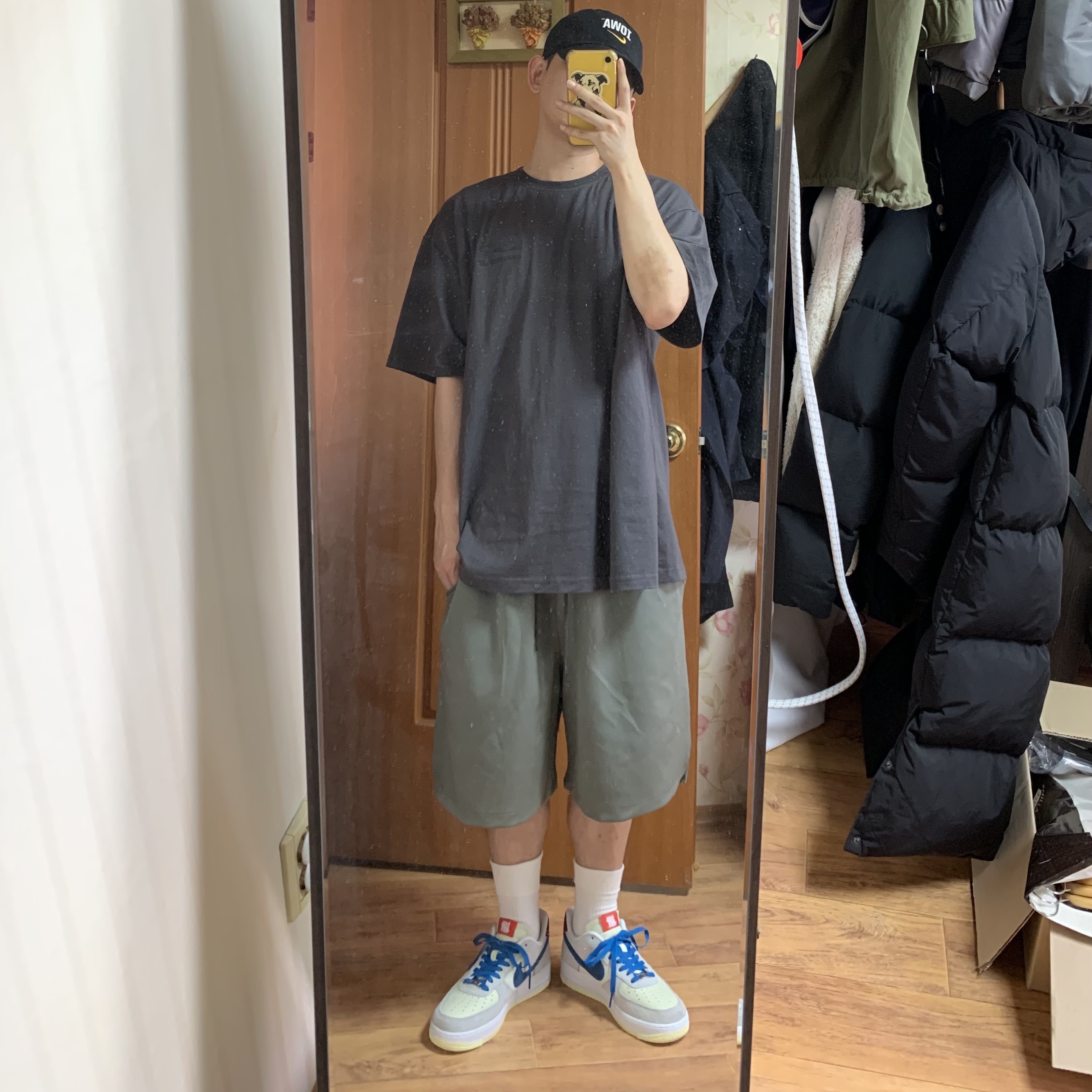 Nike x Undefeated Air Force 1 Low SP 5 On It 착용 스타일 - 1