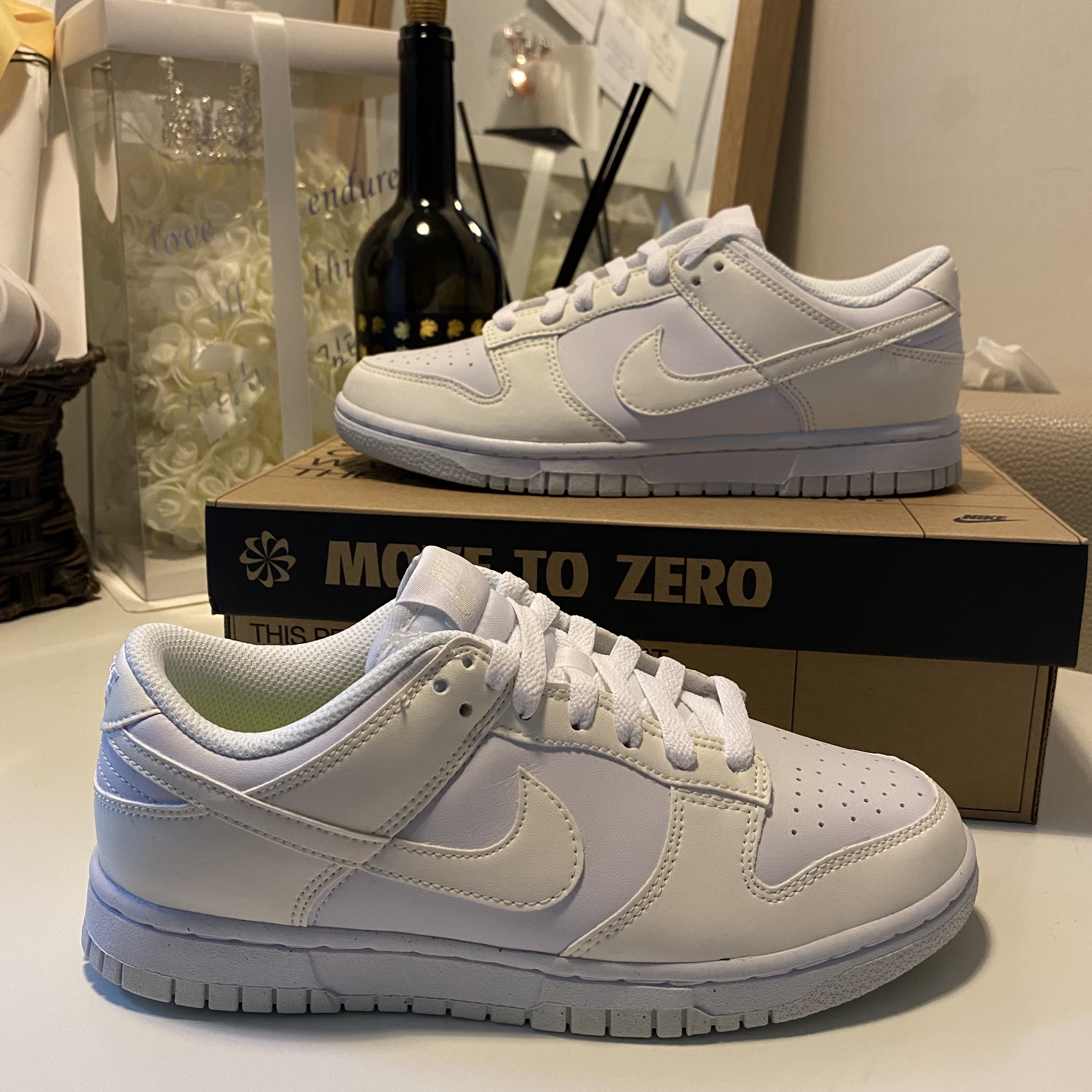 (W) Nike Dunk Low Next Nature Sail 착용 스타일 - 3