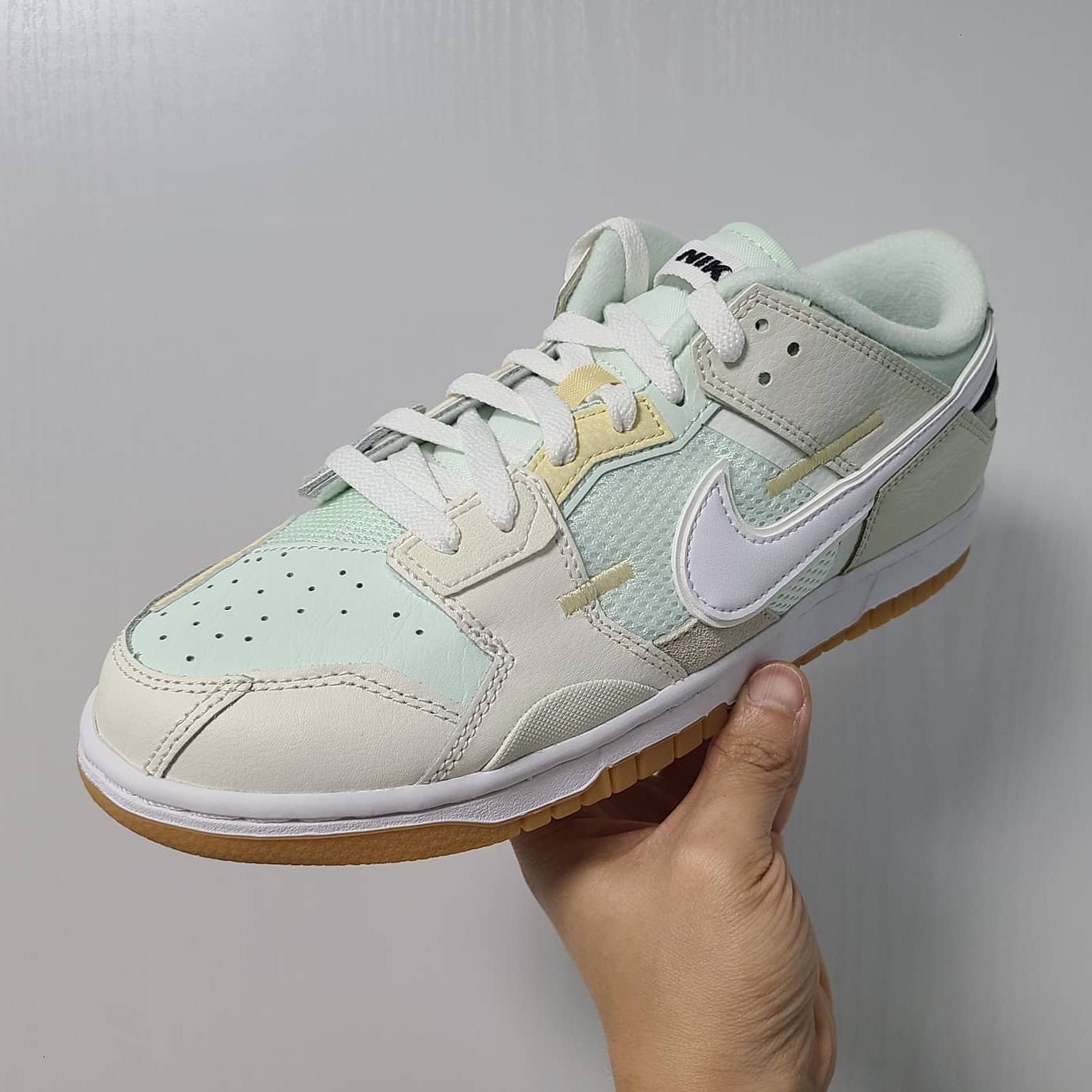 Nike Dunk Scrap Sea Glass 착용 스타일 - 1