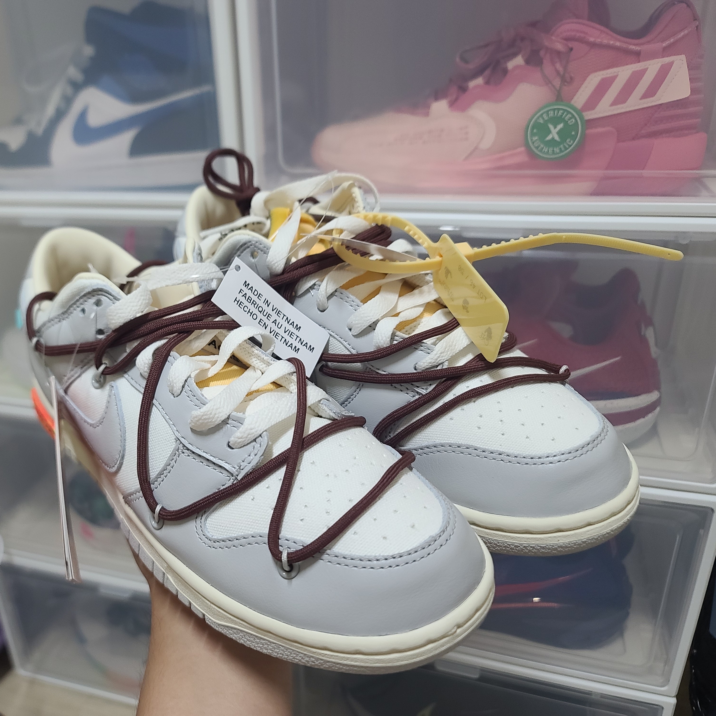 Nike x Off-White Dunk Low The 50 - Lot 46 착용 스타일 - 1