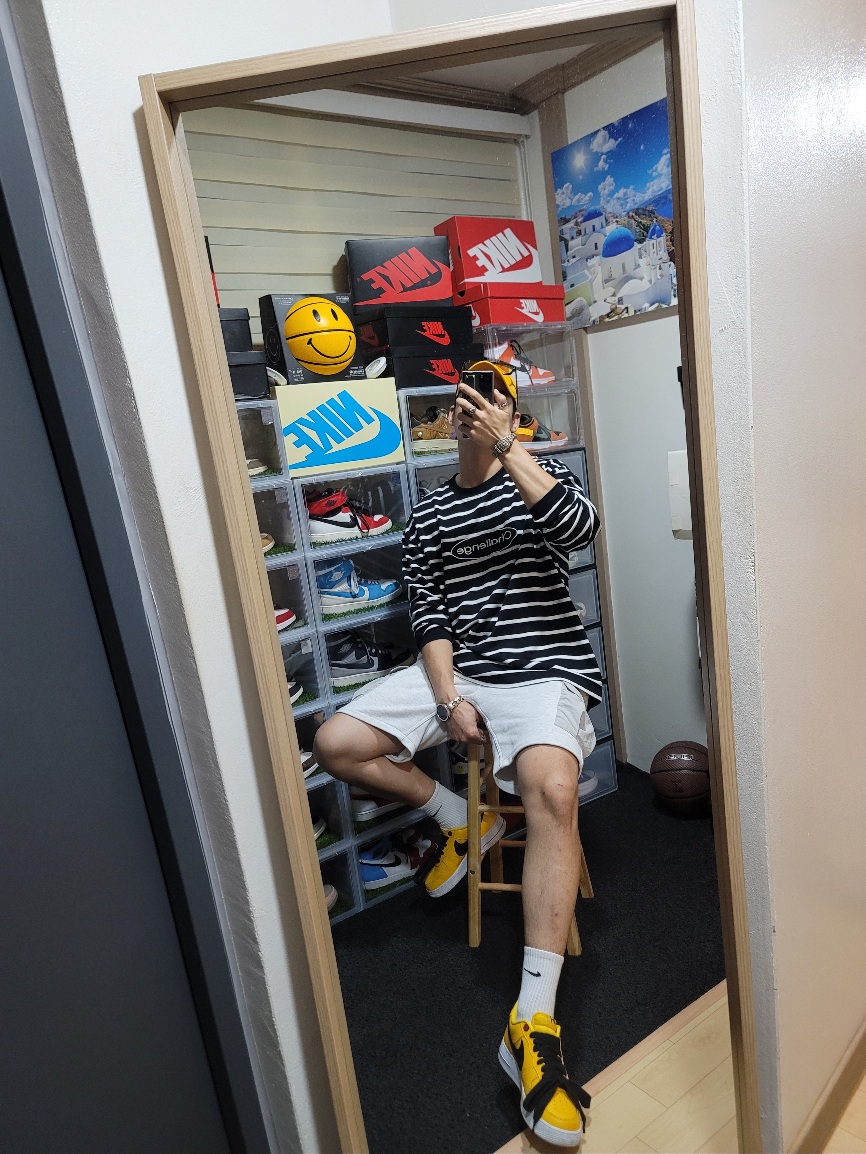 Nike Air Force 1 Low NBA Amarillo 착용 스타일