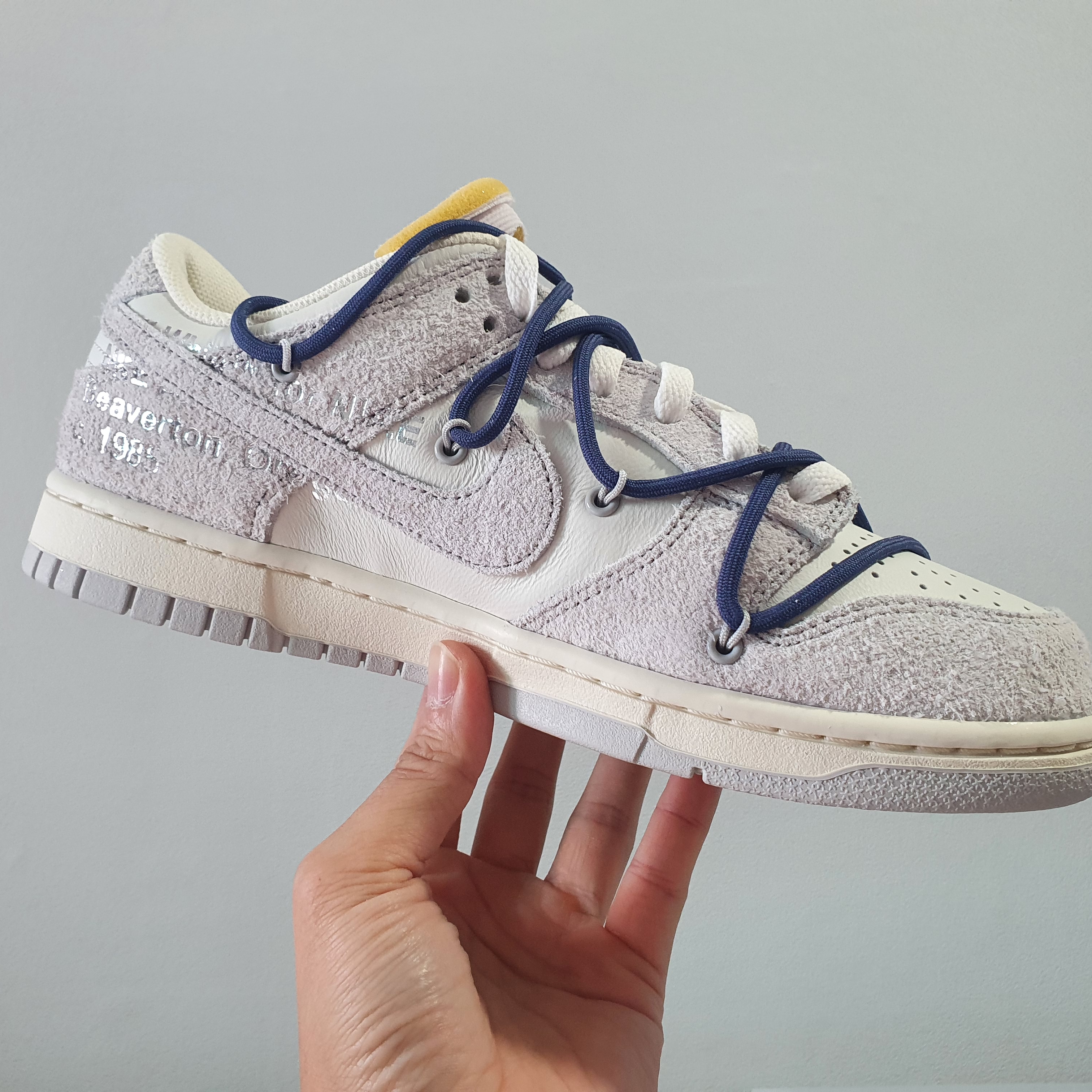 Nike x Off-White Dunk Low The 50 - Lot 18 착용 스타일 - 2