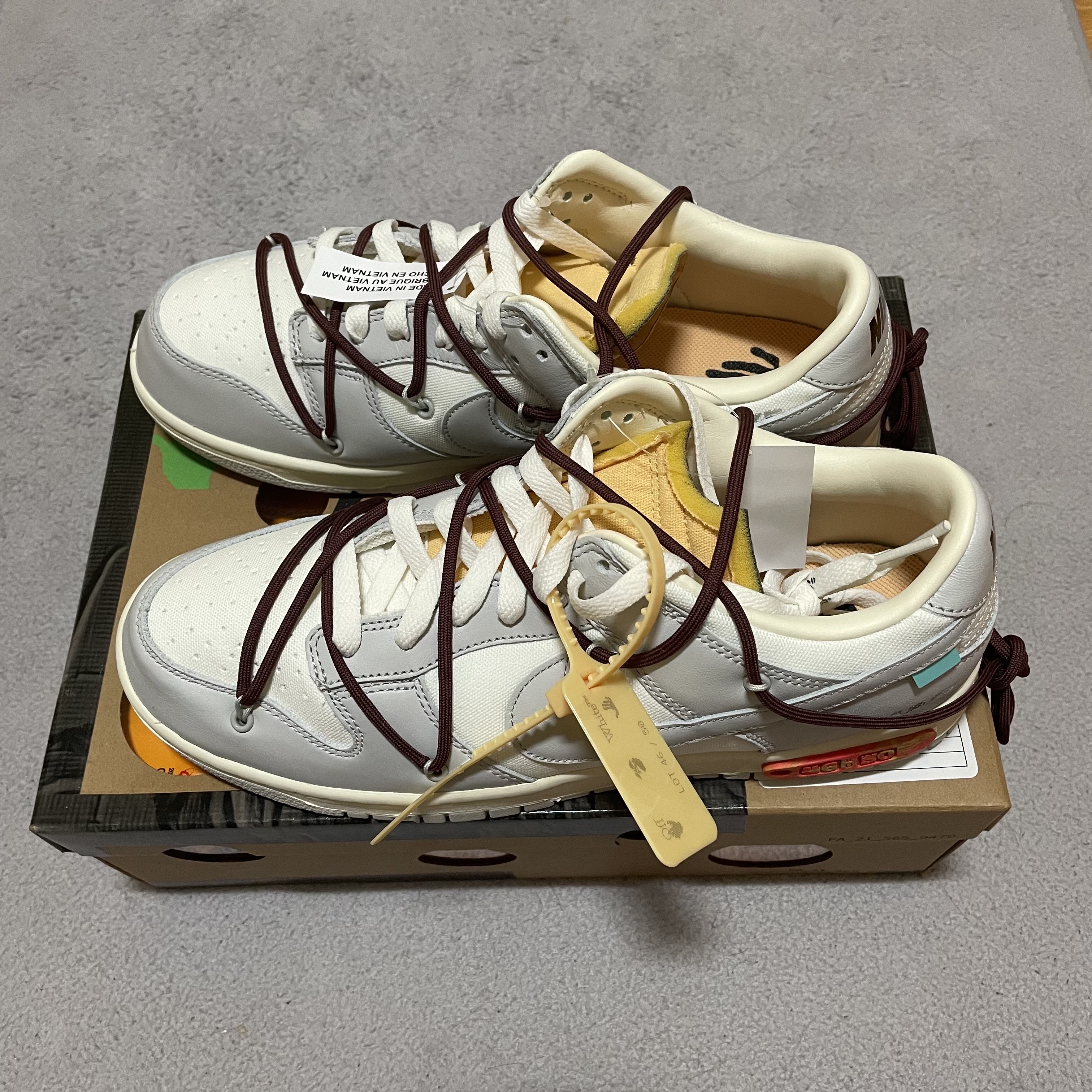 Nike x Off-White Dunk Low The 50 - Lot 46 착용 스타일