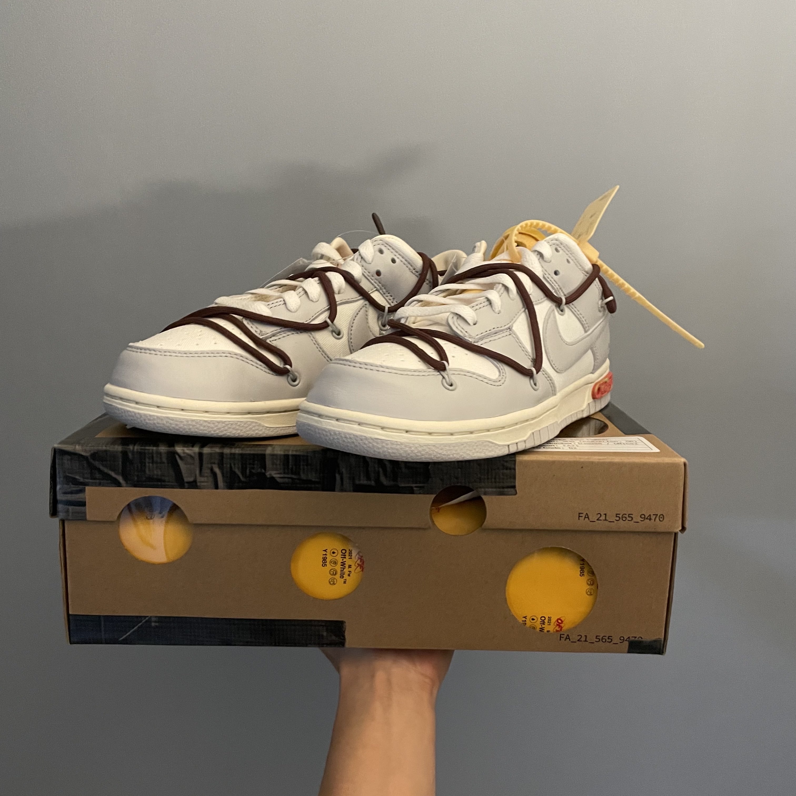 Nike x Off-White Dunk Low The 50 - Lot 46 착용 스타일 - 2