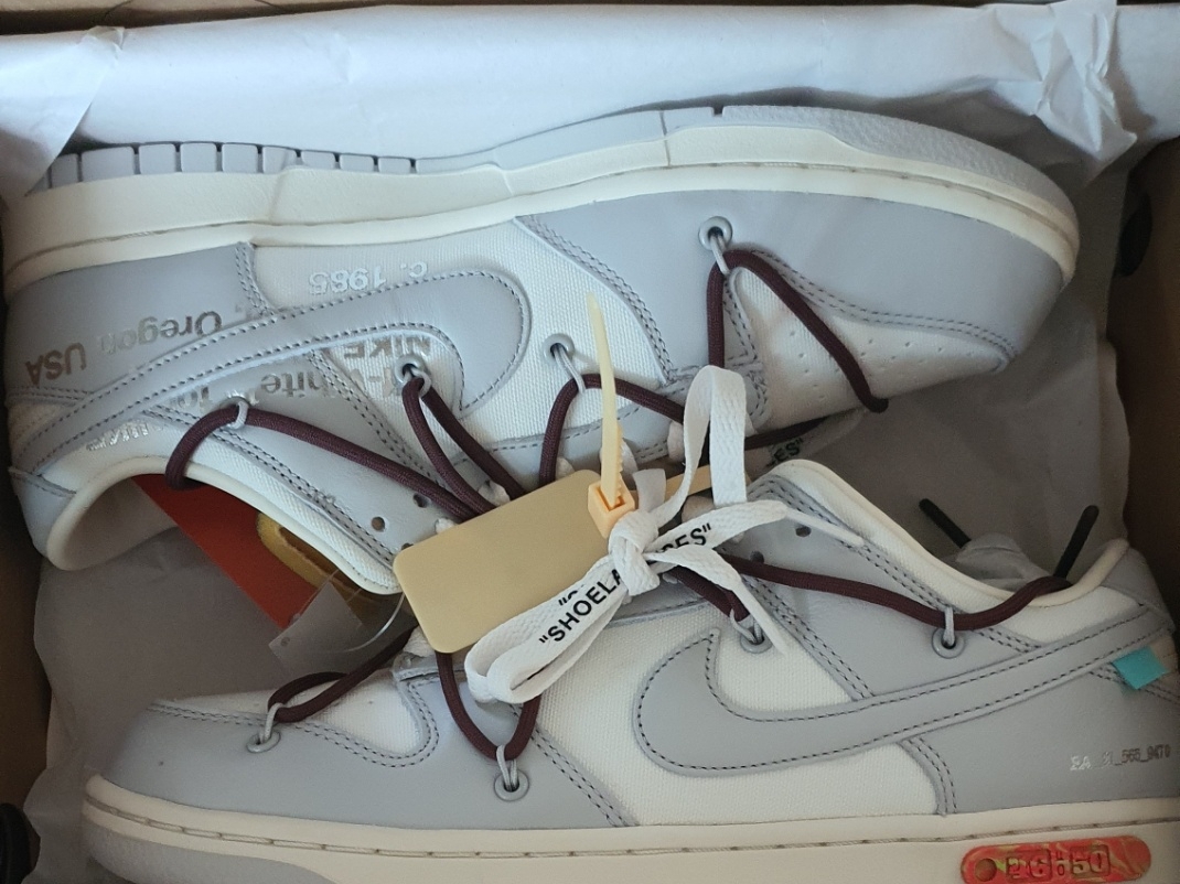 Nike x Off-White Dunk Low The 50 - Lot 46 착용 스타일 - 1