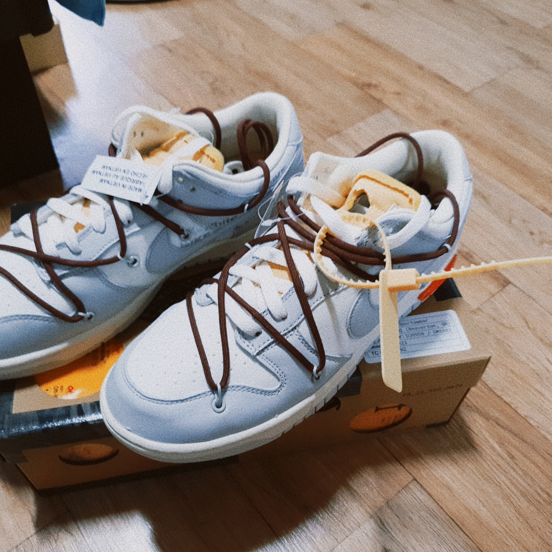 Nike x Off-White Dunk Low The 50 - Lot 46 착용 스타일 - 5