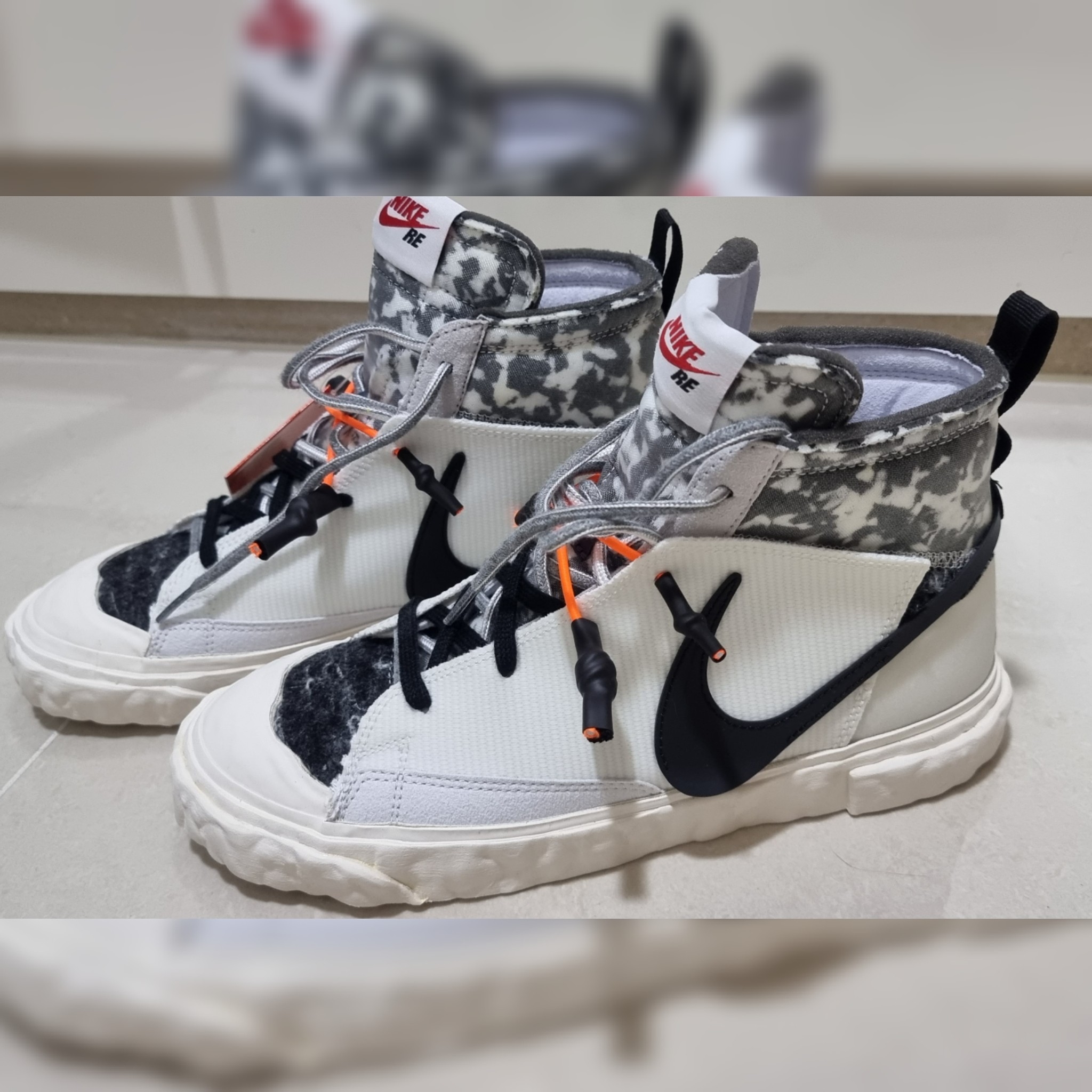 Nike x Readymade Blazer Mid White 착용 스타일 - 3