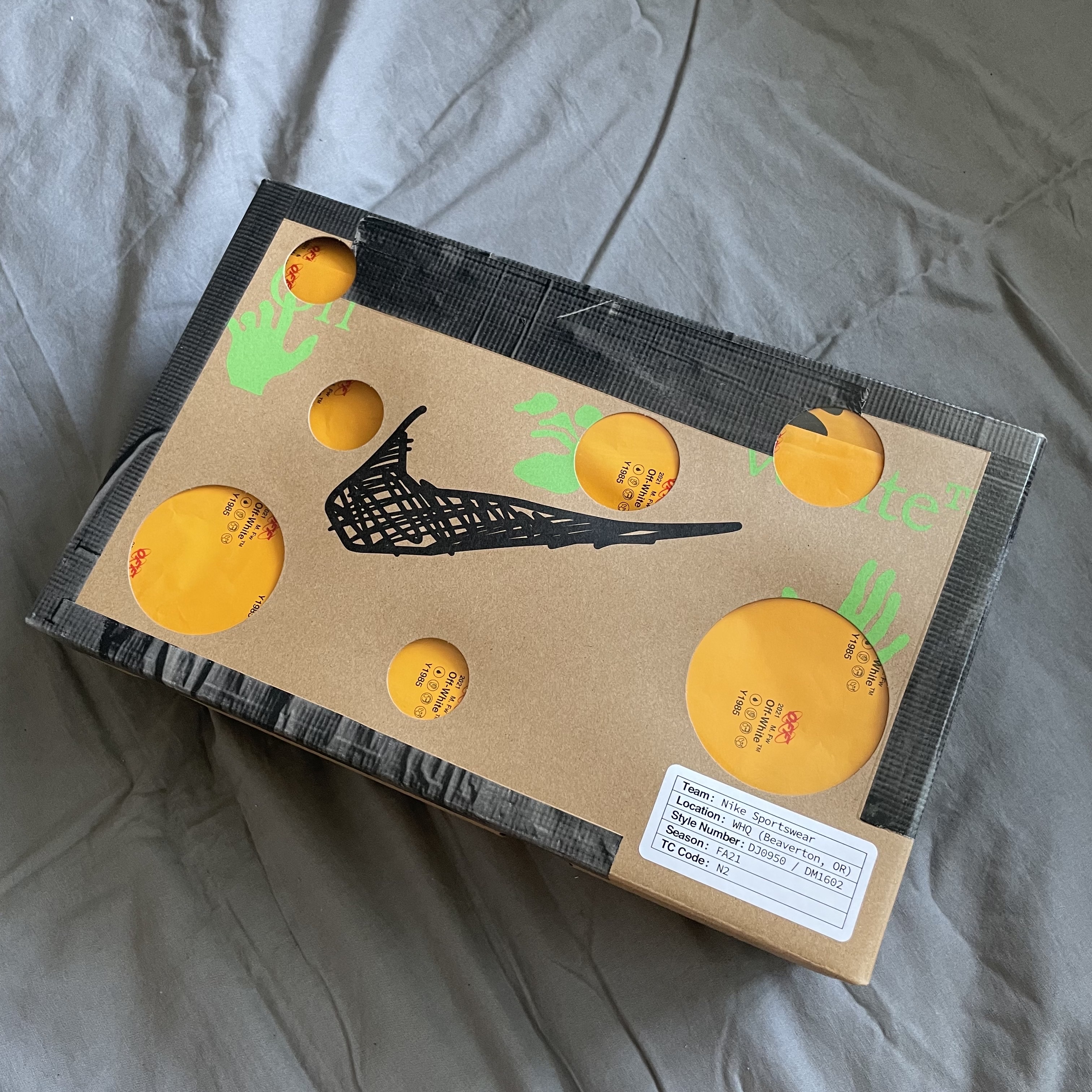 Nike x Off-White Dunk Low The 50 - Lot 46 착용 스타일 - 2