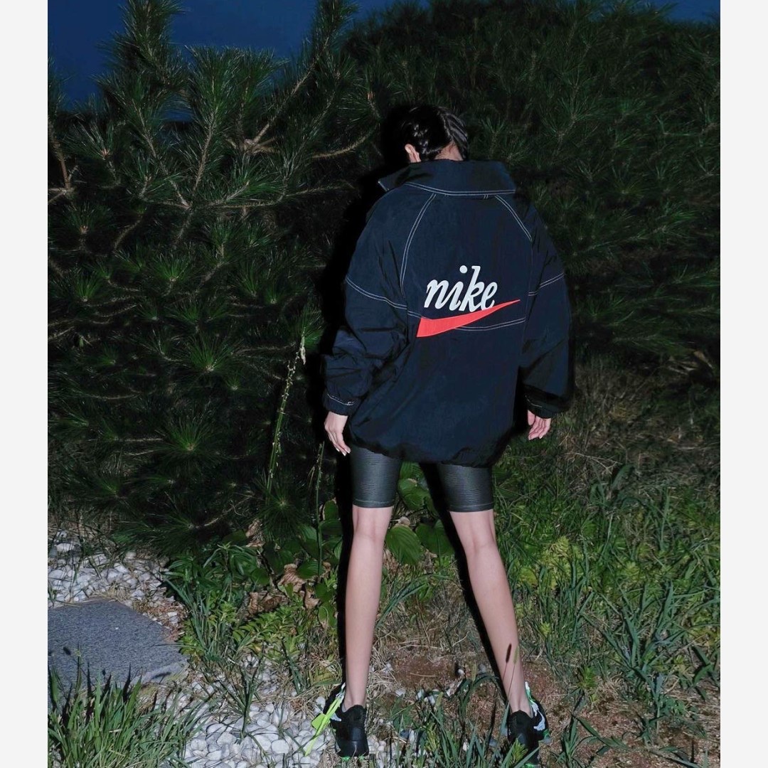 Nike x Off-White Air Zoom Tempo Next% Black, (W) Nike x Off-White NRG Top Black 착용 스타일 - 4