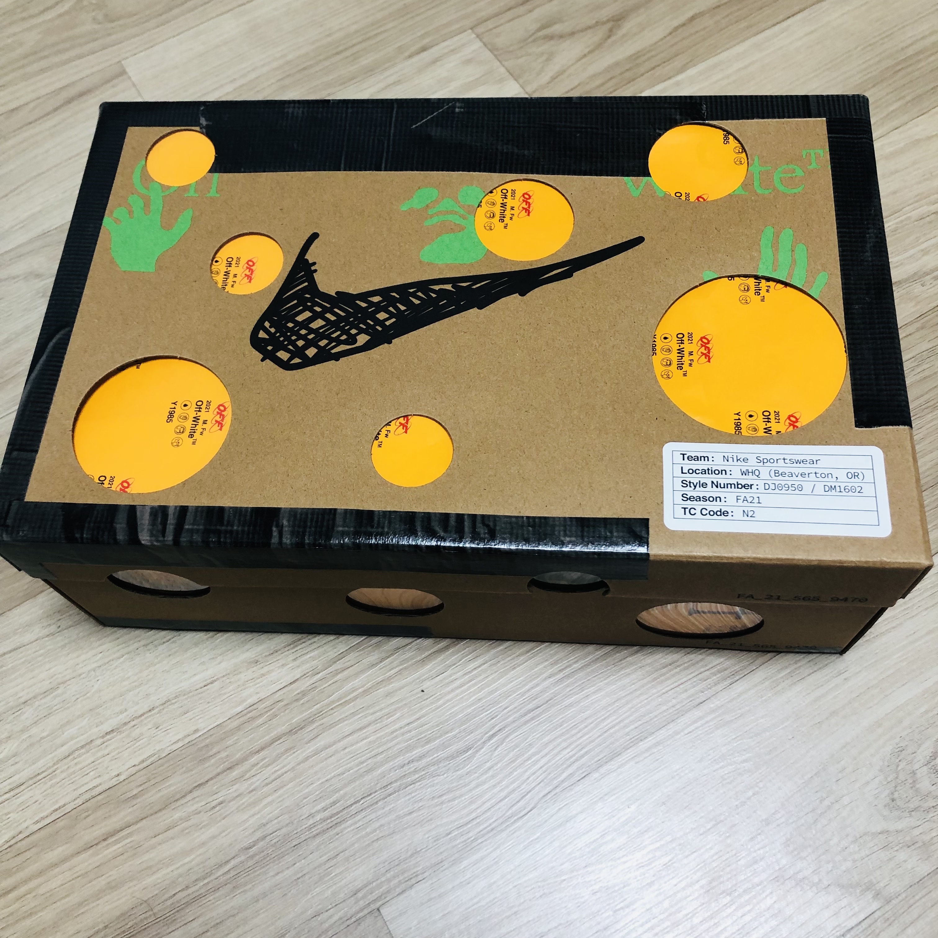 Nike x Off-White Dunk Low The 50 - Lot 46 착용 스타일 - 1