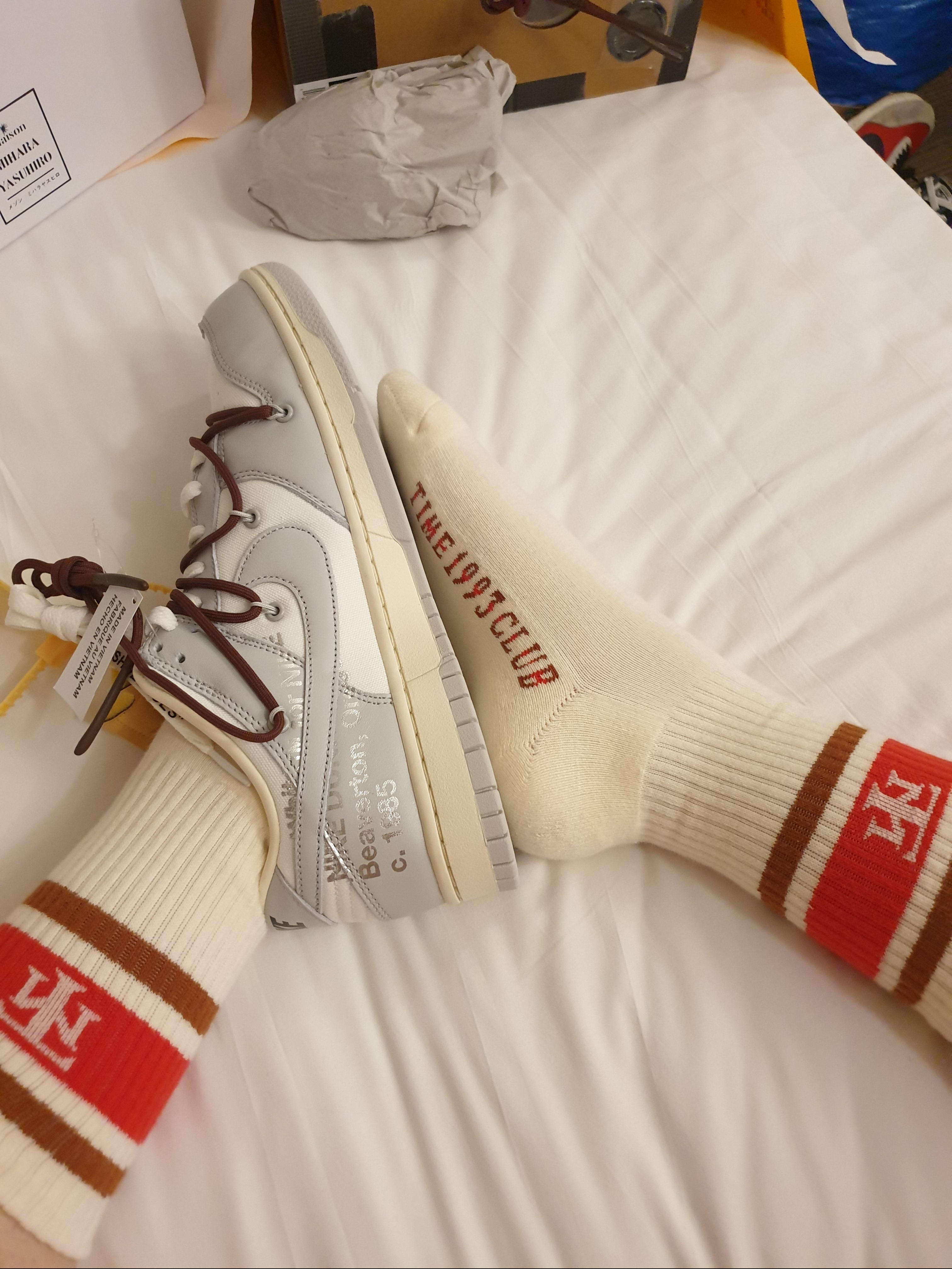 Nike x Off-White Dunk Low The 50 - Lot 46 착용 스타일