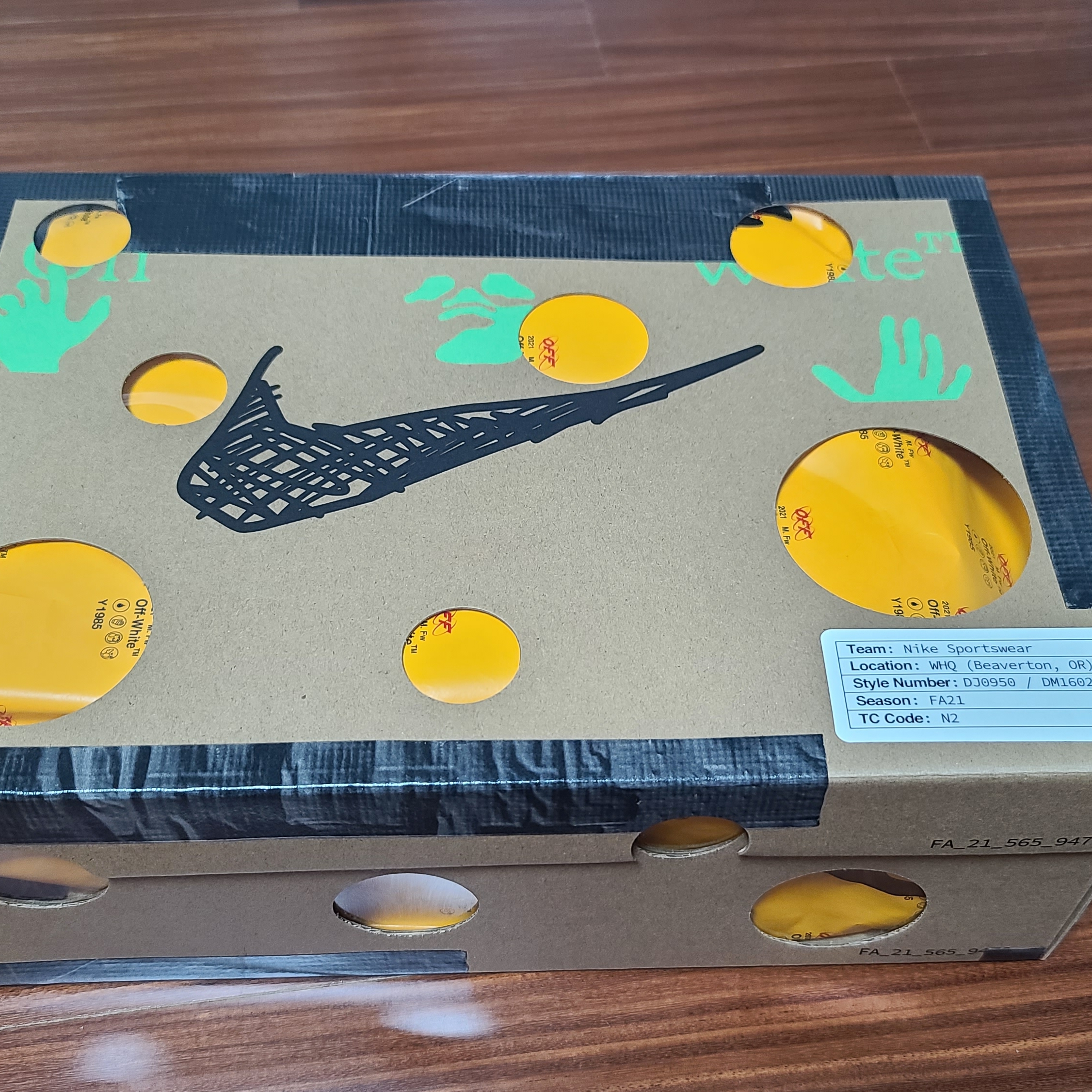 Nike x Off-White Dunk Low The 50 - Lot 46 착용 스타일 - 1