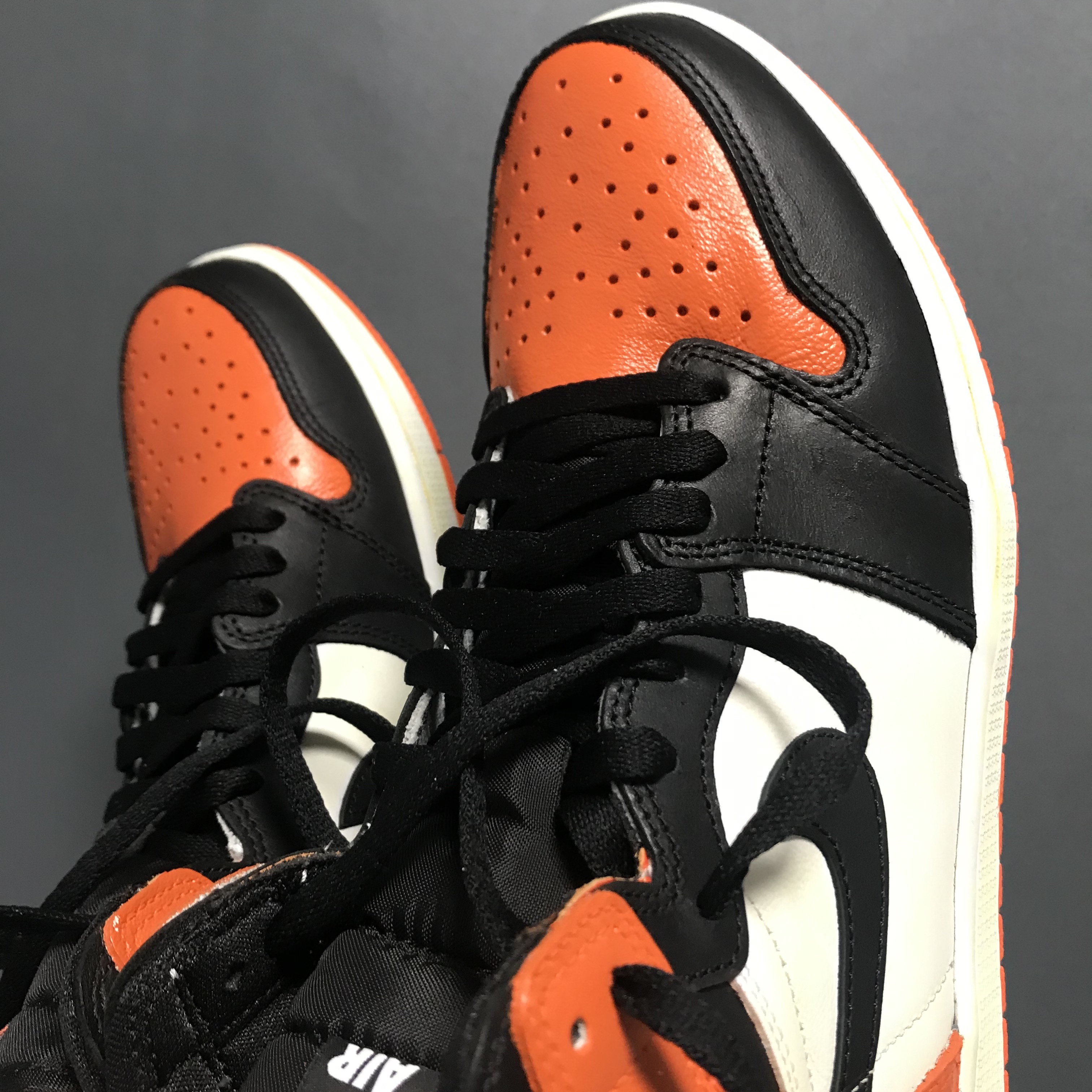 Jordan 1 Retro High OG Electro Orange, Jordan 1 Retro Shattered Backboard 착용 스타일 - 2