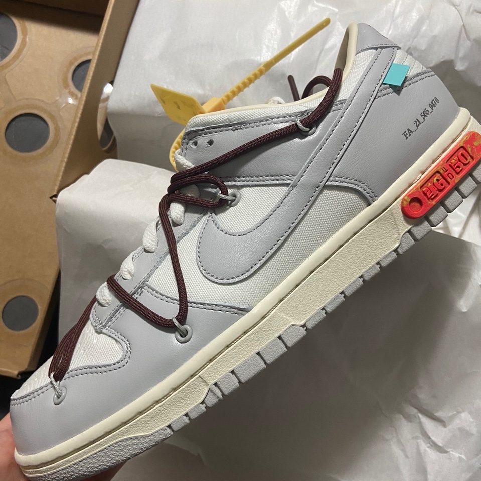 Nike x Off-White Dunk Low The 50 - Lot 46 착용 스타일 - 1