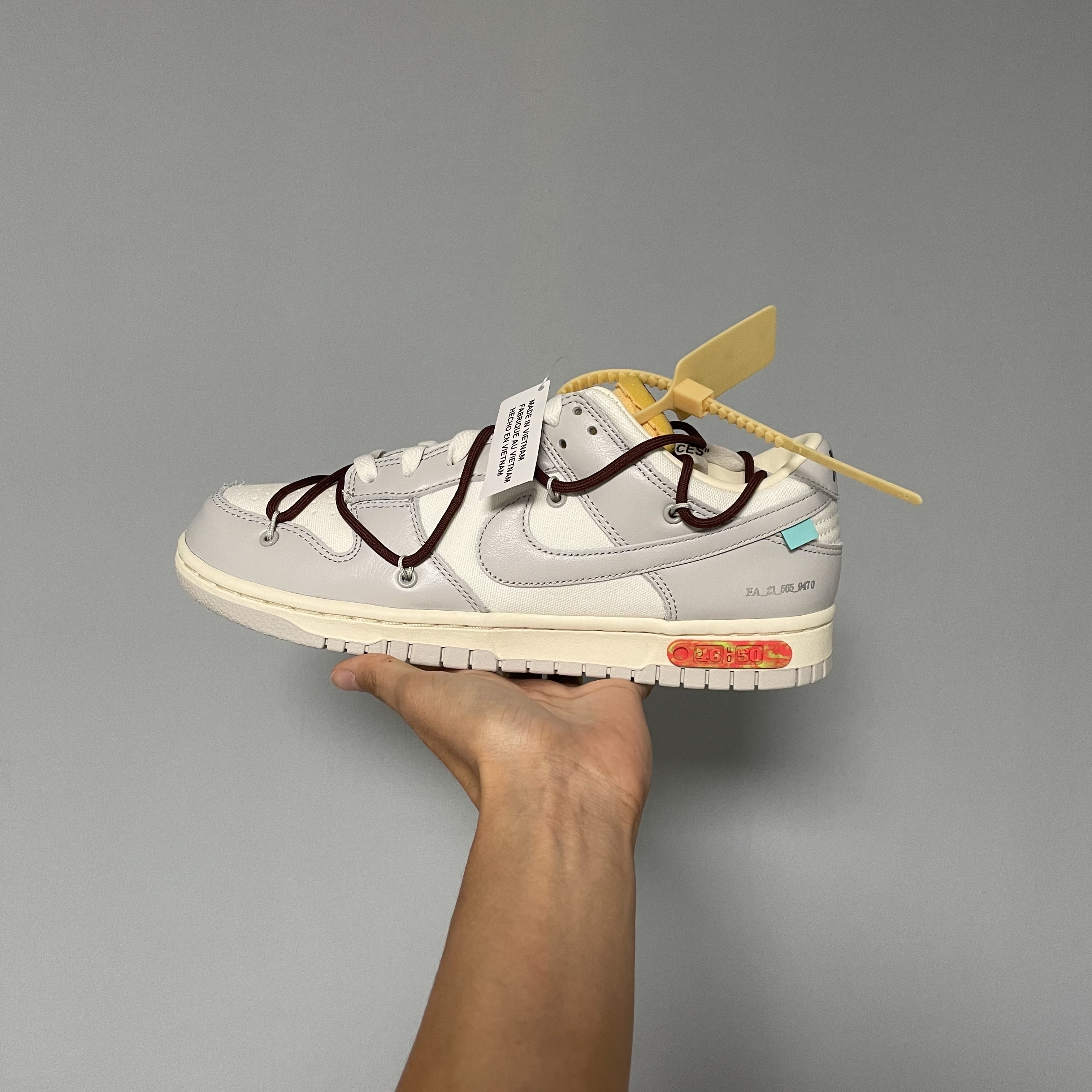 Nike x Off-White Dunk Low The 50 - Lot 46 착용 스타일 - 4