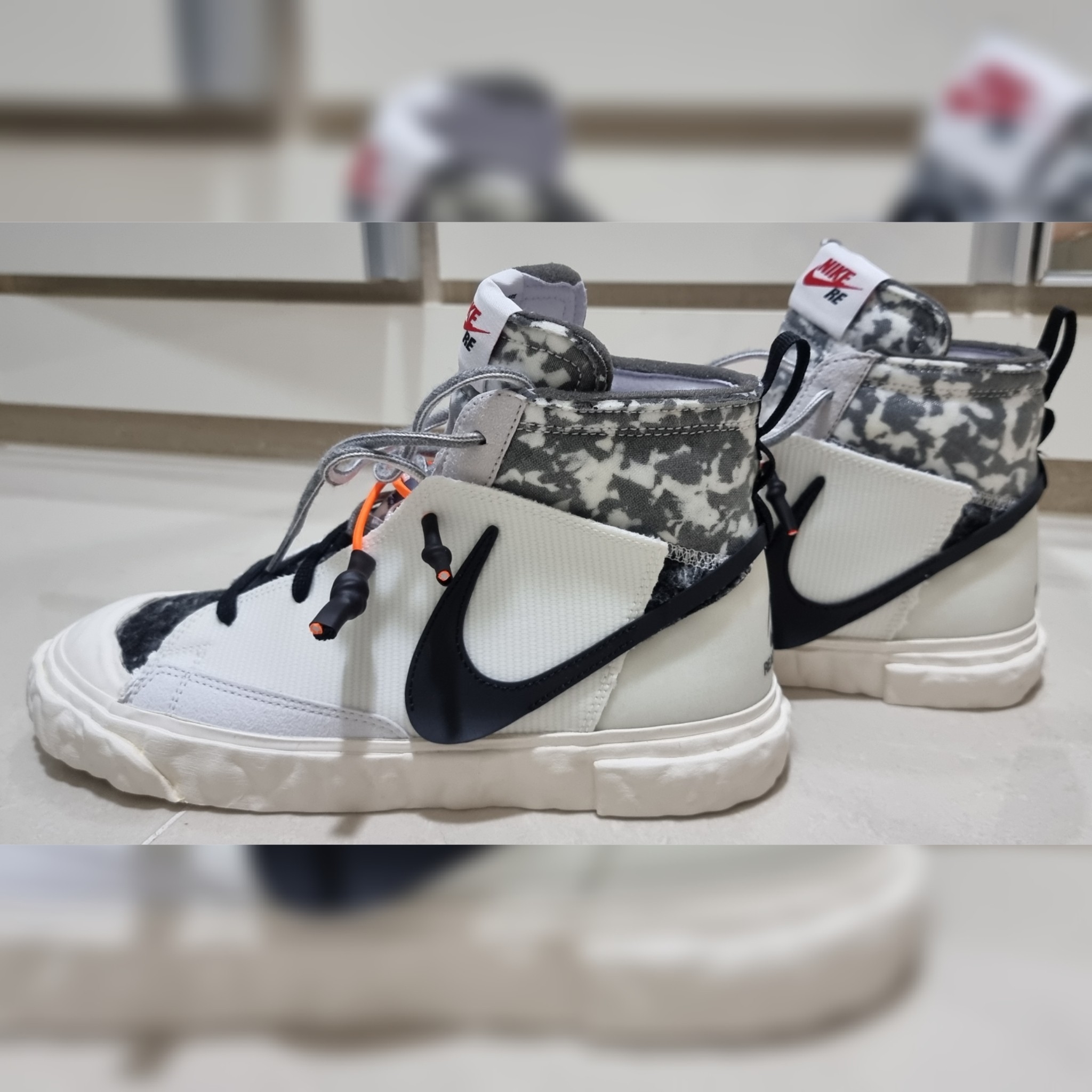 Nike x Readymade Blazer Mid White 착용 스타일 - 5