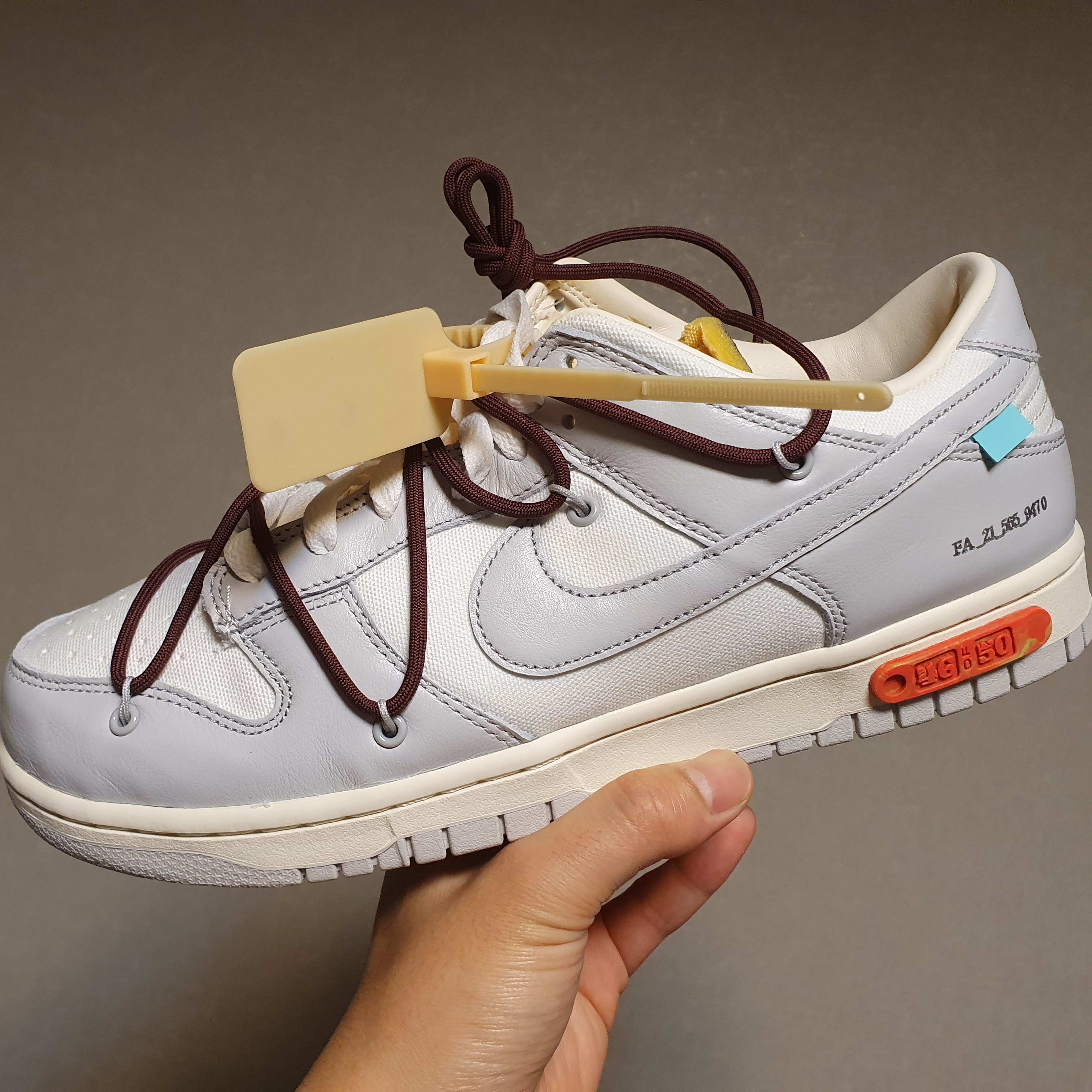 Nike x Off-White Dunk Low The 50 - Lot 46 착용 스타일